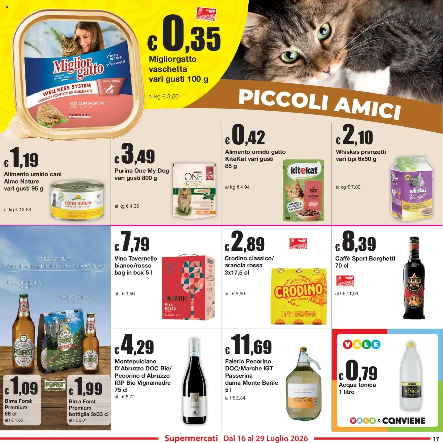 Sì con Te volantino dal 16/07/2026 - online Offerte da 16 luglio a 29 luglio di 2026 - Pagina del volantino 17