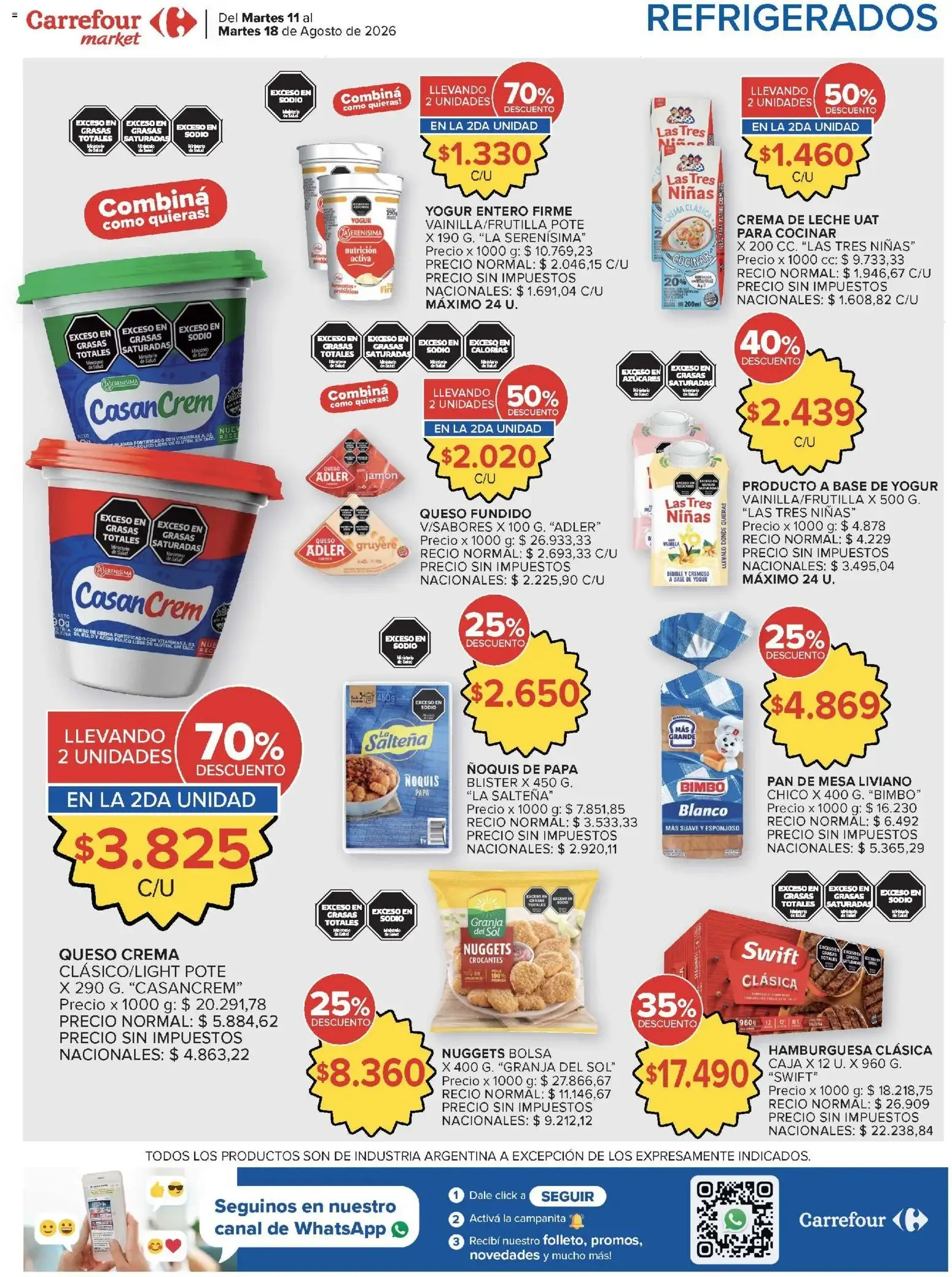 Ofertas de Carrefour ofertas || del 11/08/2026 - 18/08/2026 || Promociones 11 de agosto al 18 de agosto 2026 - Página 40 del catálogo