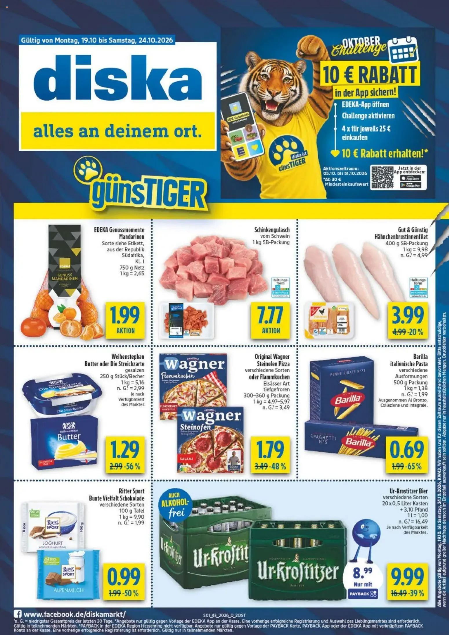 Diska Prospekt (ab 19.10.2026) zum Blättern