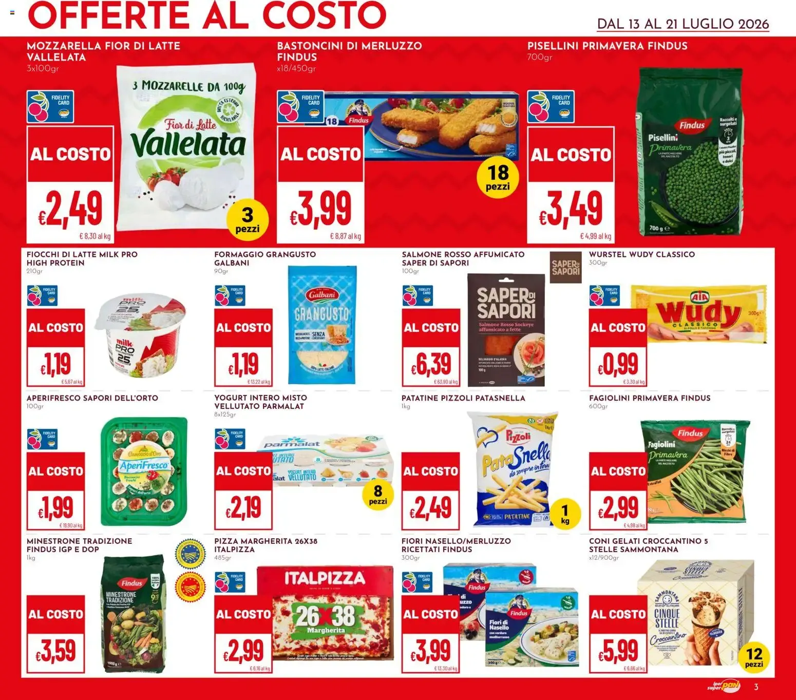 IPER PAN & superpan: OFFERTE AL COSTO y SCONTO 20% SU TUTTA LA SPESA da 13 luglio a 21 luglio di 2026 - Pagina del volantino 3