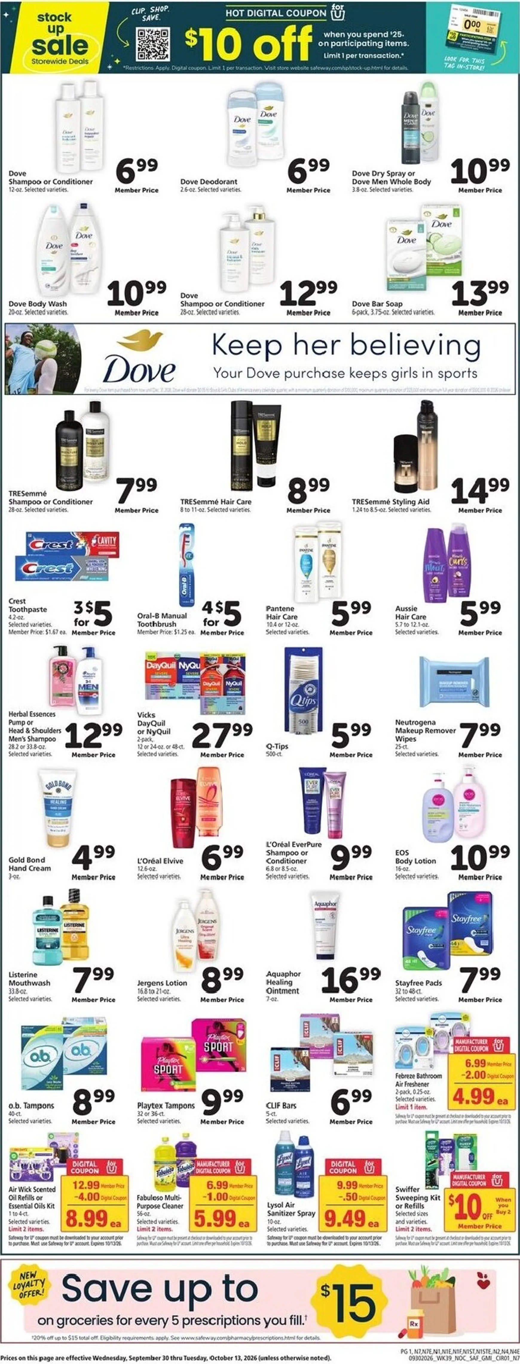 Weekly ad Safeway - Fuel-Up your Weekend! from September 30 to October 6 2026 - Page 7