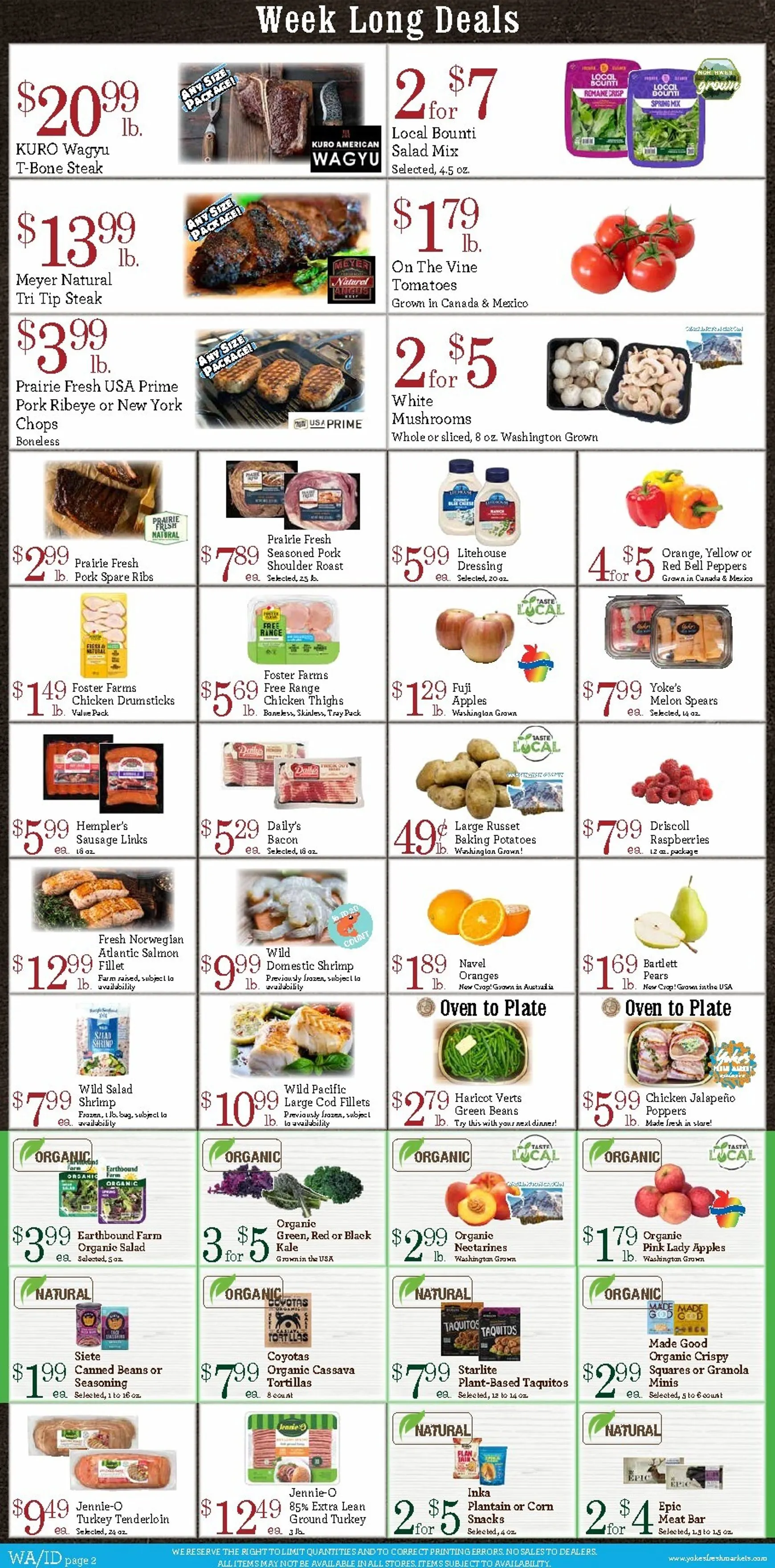 Weekly ad Current Yoke's leaflet valid from Wednesday 07/29/2026 to Tuesday 08/04/2026 from July 29 to August 4 2026 - Page 2