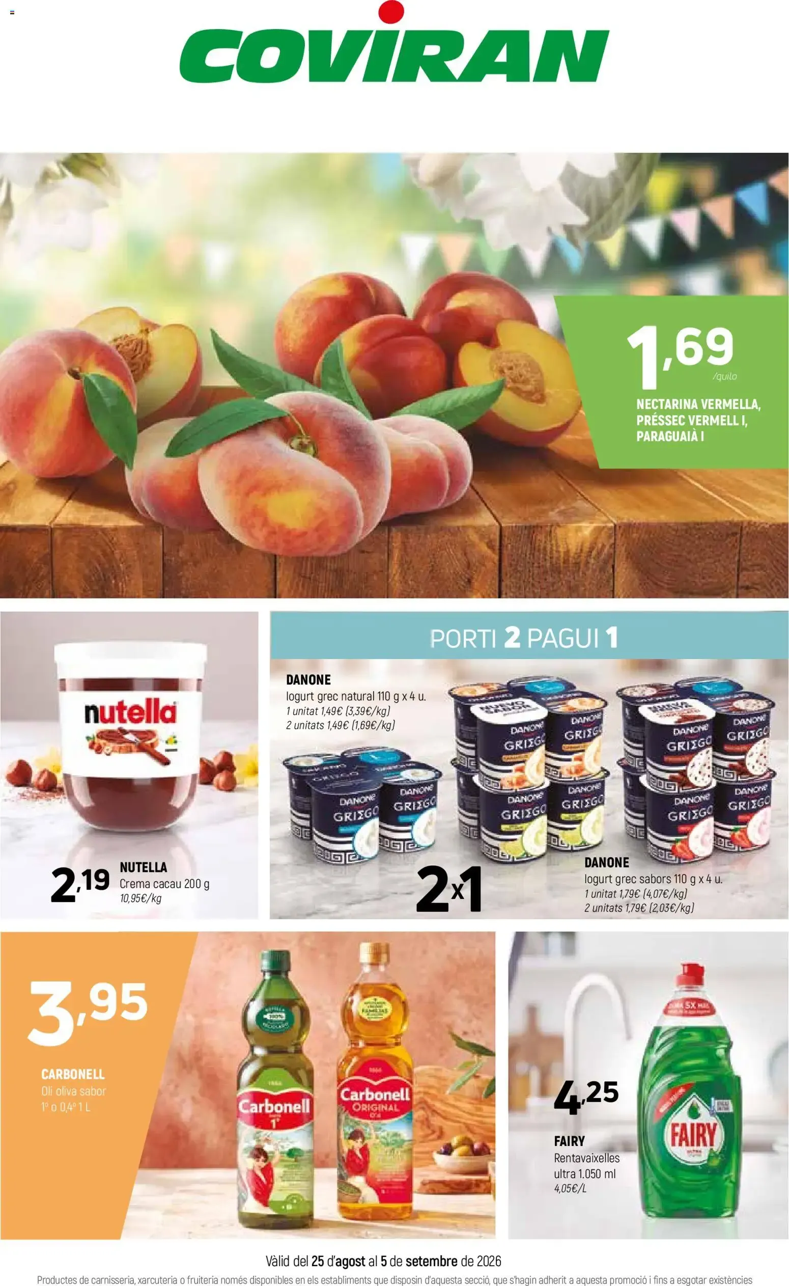 Catálogo de Ofertas Coviran 25 de agosto al 5 de septiembre 2026 - Página 1