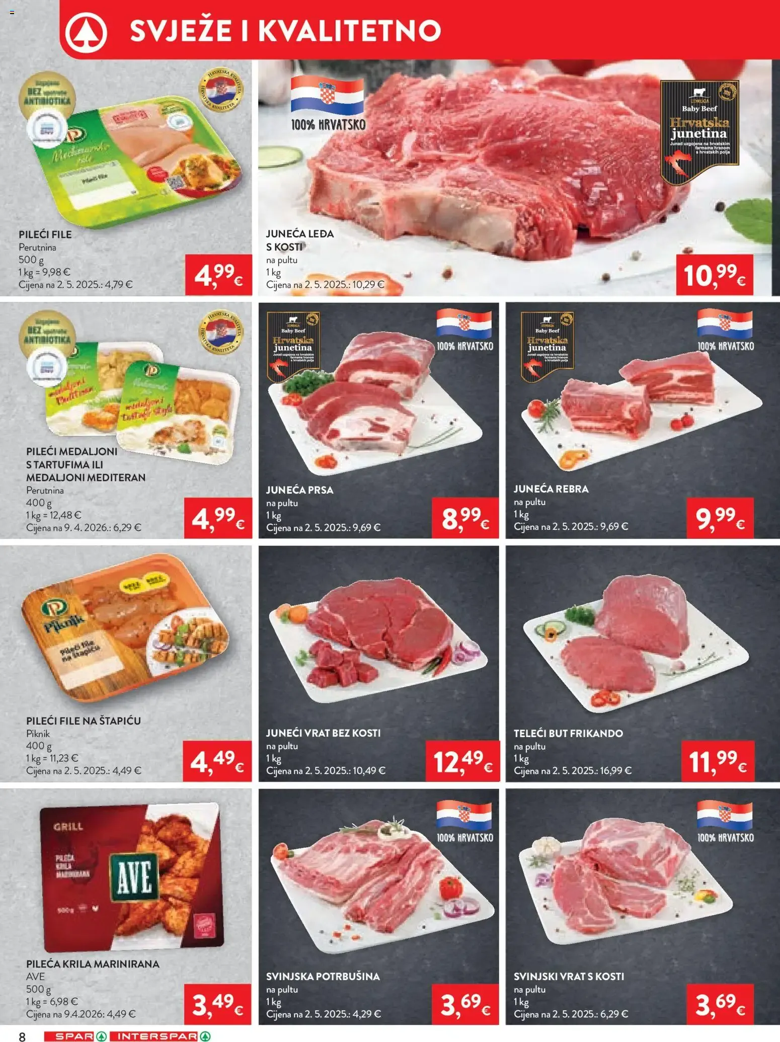 Katalog Tvoje Ljeto, Naša Strast: Tjedan Grilla (Spar Interspar) od 6. kolovoza do 11. kolovoza 2026. - Pregled Stranica 8