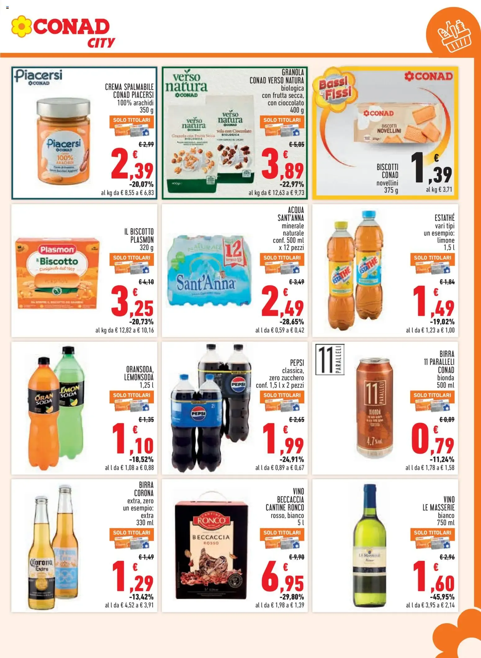 Volantino Conad City Sotto Costo da 16 luglio a 25 luglio di 2026 - Pagina del volantino 10