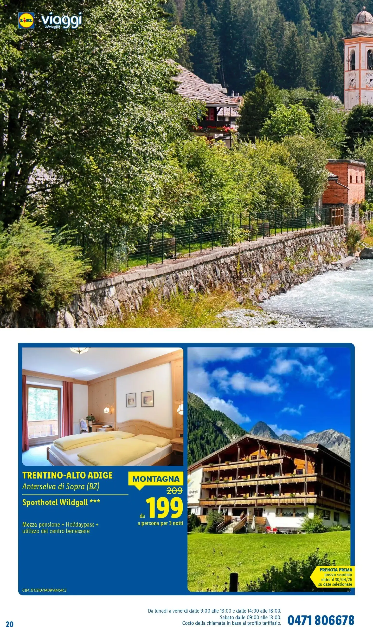 Lidl Viaggi: Vacanze da sogno per la tua estate da 11 marzo a 20 settembre di 2026 - Pagina del volantino 20