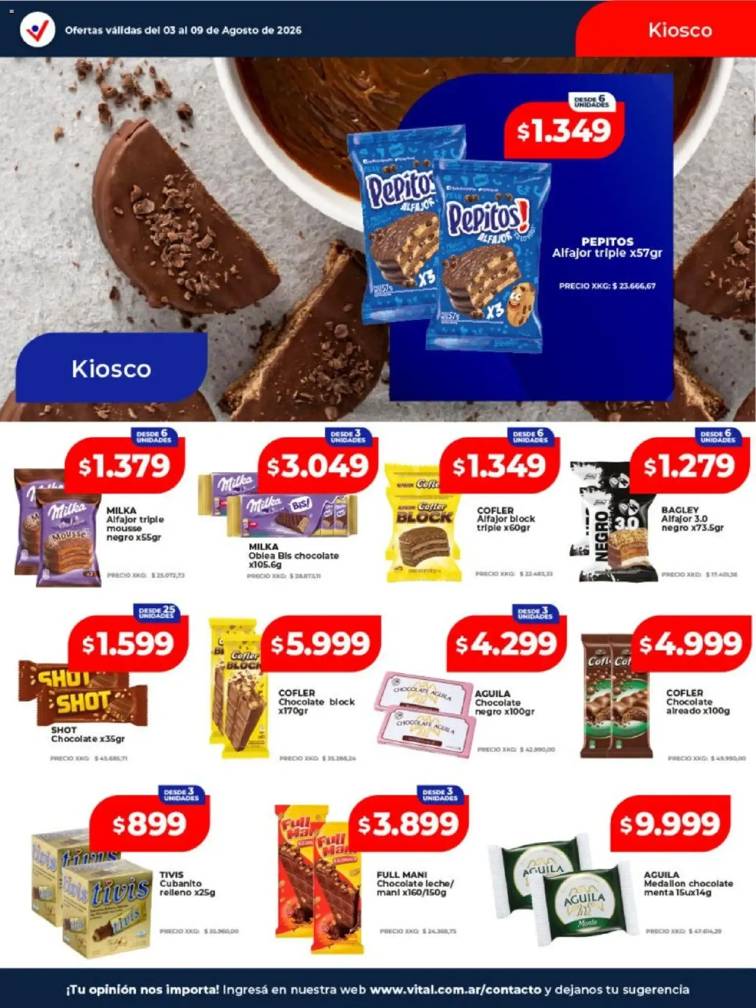 Ofertas de Vital - Ofertas || del 03/08/2026 - 09/08/2026 || Catálogo 3 de agosto al 9 de agosto 2026 - Página 22 del catálogo