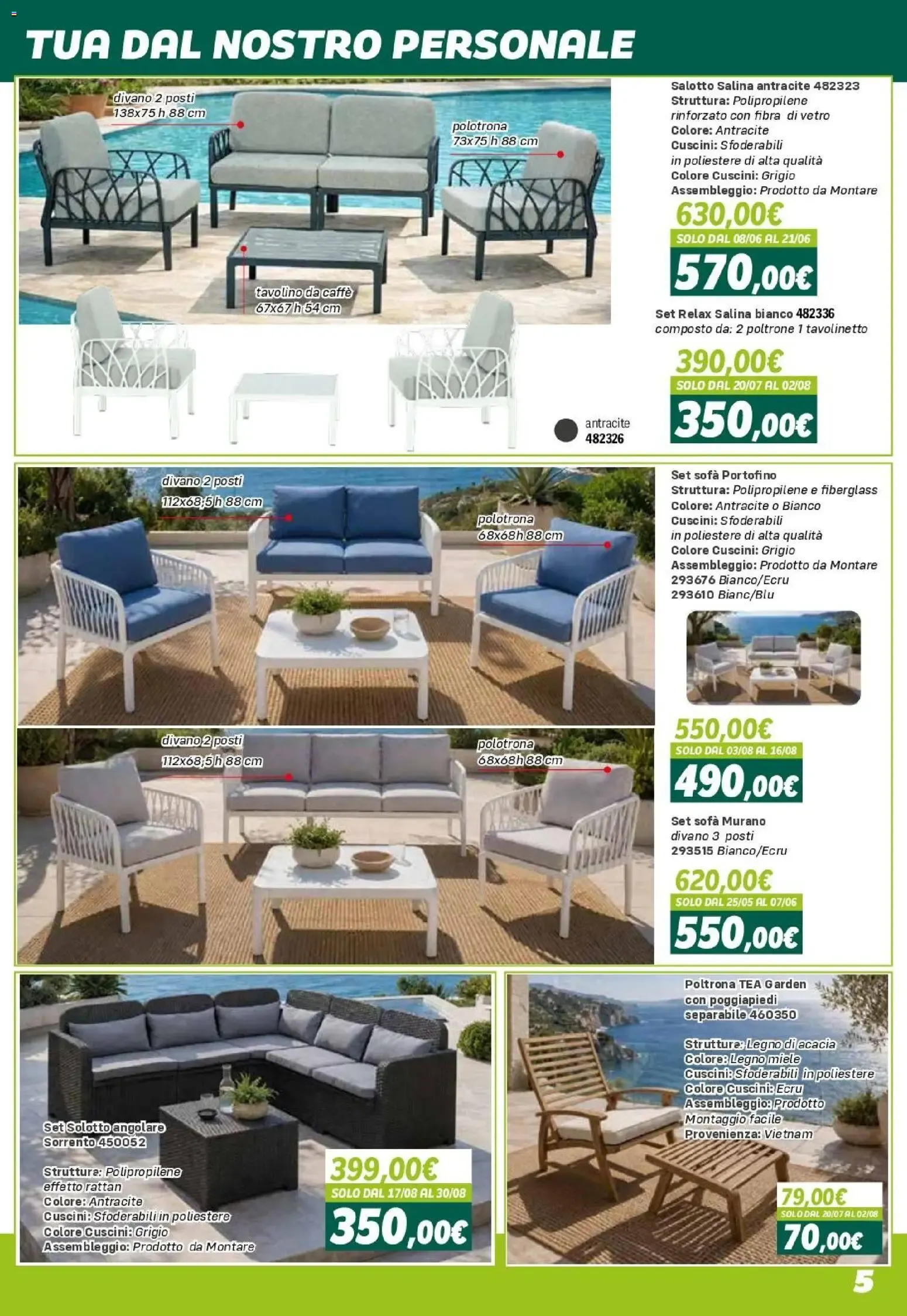 Orizzonte ARREDO GIARDINO CATALOGO 2026 da 24 aprile a 27 settembre di 2026 - Pagina del volantino 5