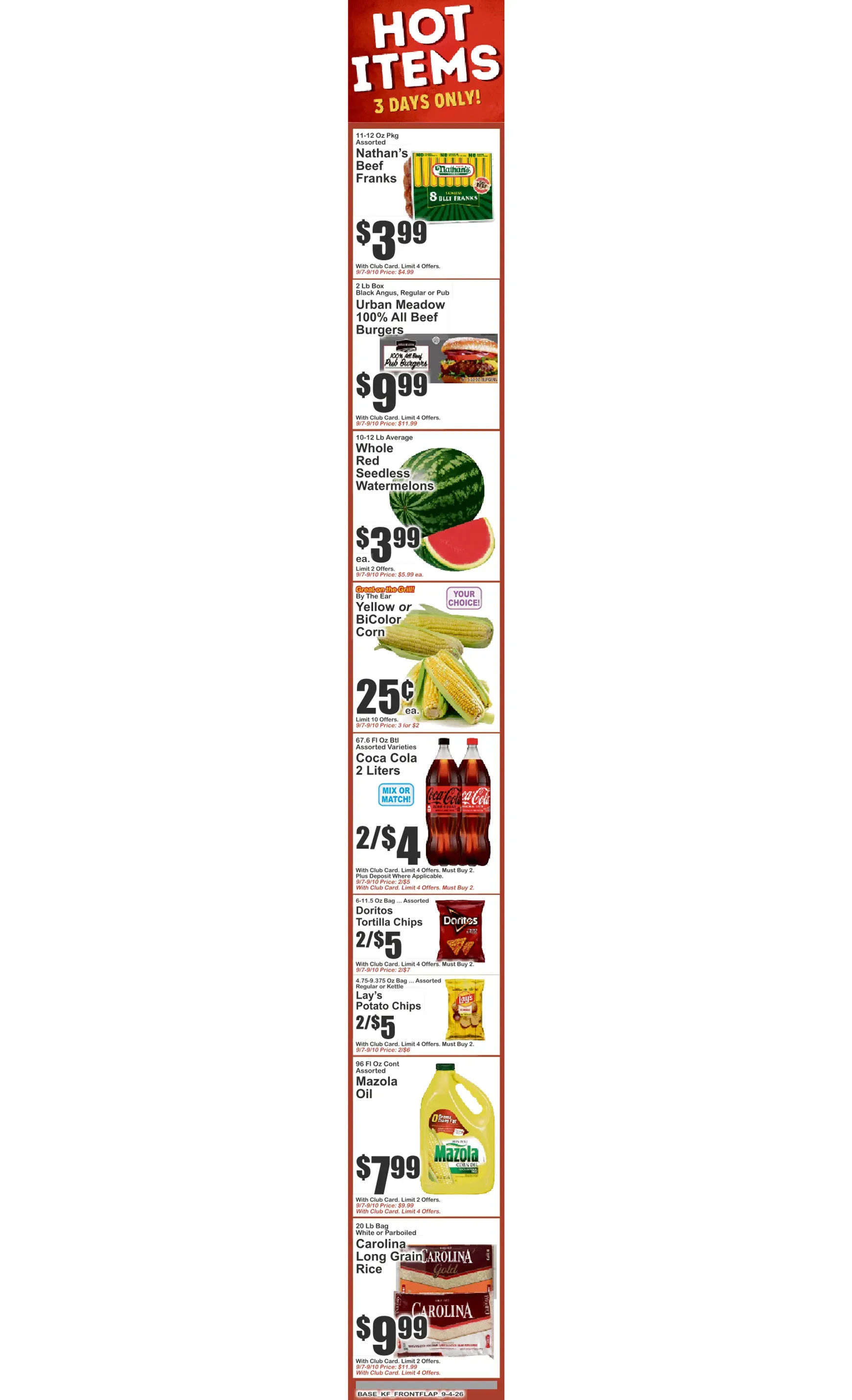 Weekly promotion Current Key Food leaflet valid from Friday 09/04/2026 to Thursday 09/10/2026 spanning from September 4 to September 10 2026 - Page 2 for Catalogue 365