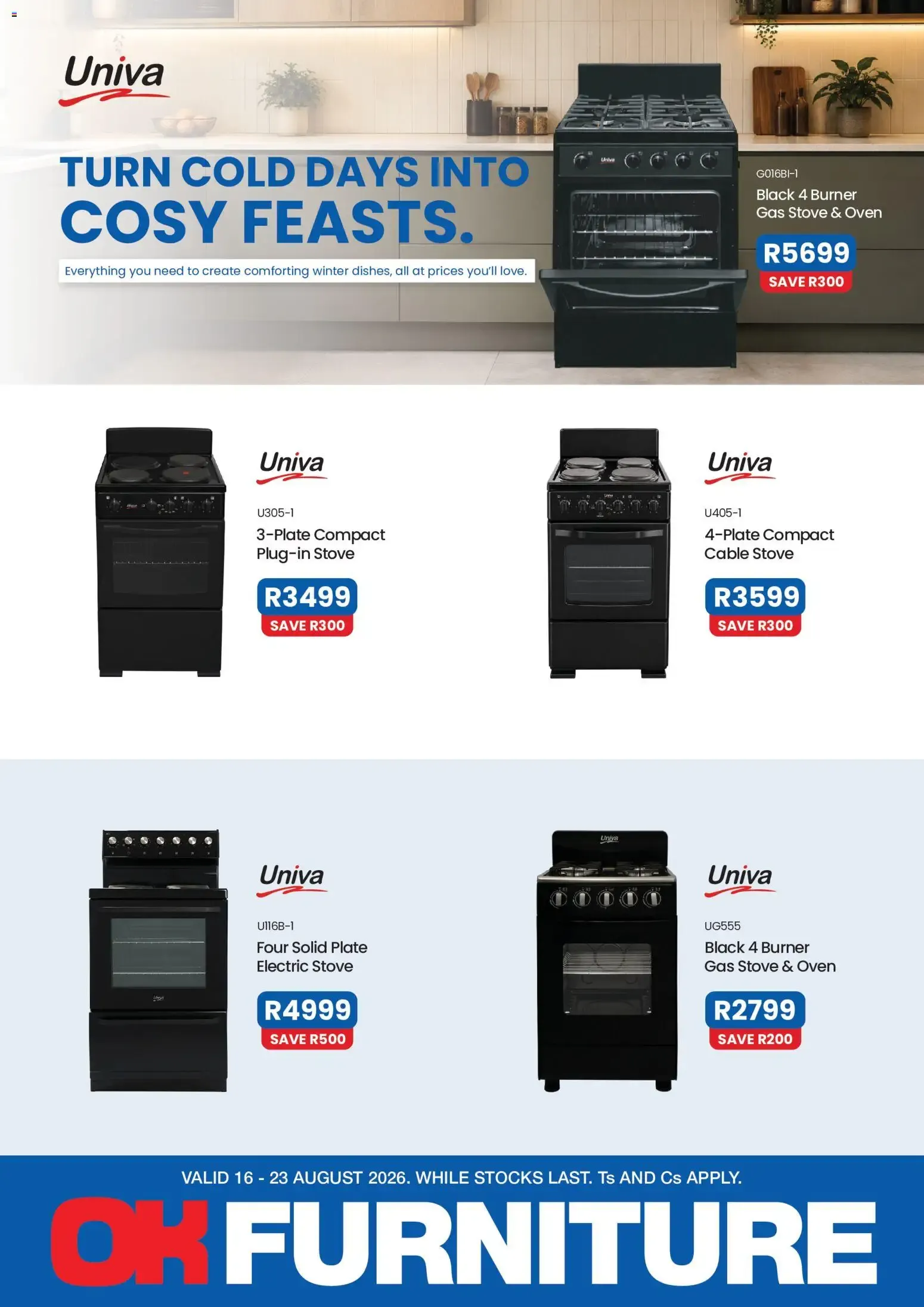 OK Furniture - Univa (16/08/2026 - 23/08/2026) Online from 16 August to 23 August 2026 - Catalogue Page 1