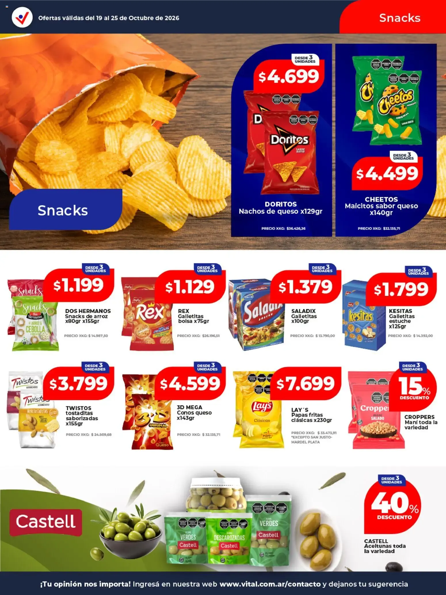 Ofertas de Vital - Ofertas || del 19/10/2026 - 25/10/2026 || Catálogo 19 de octubre al 25 de octubre 2026 - Página 29 del catálogo