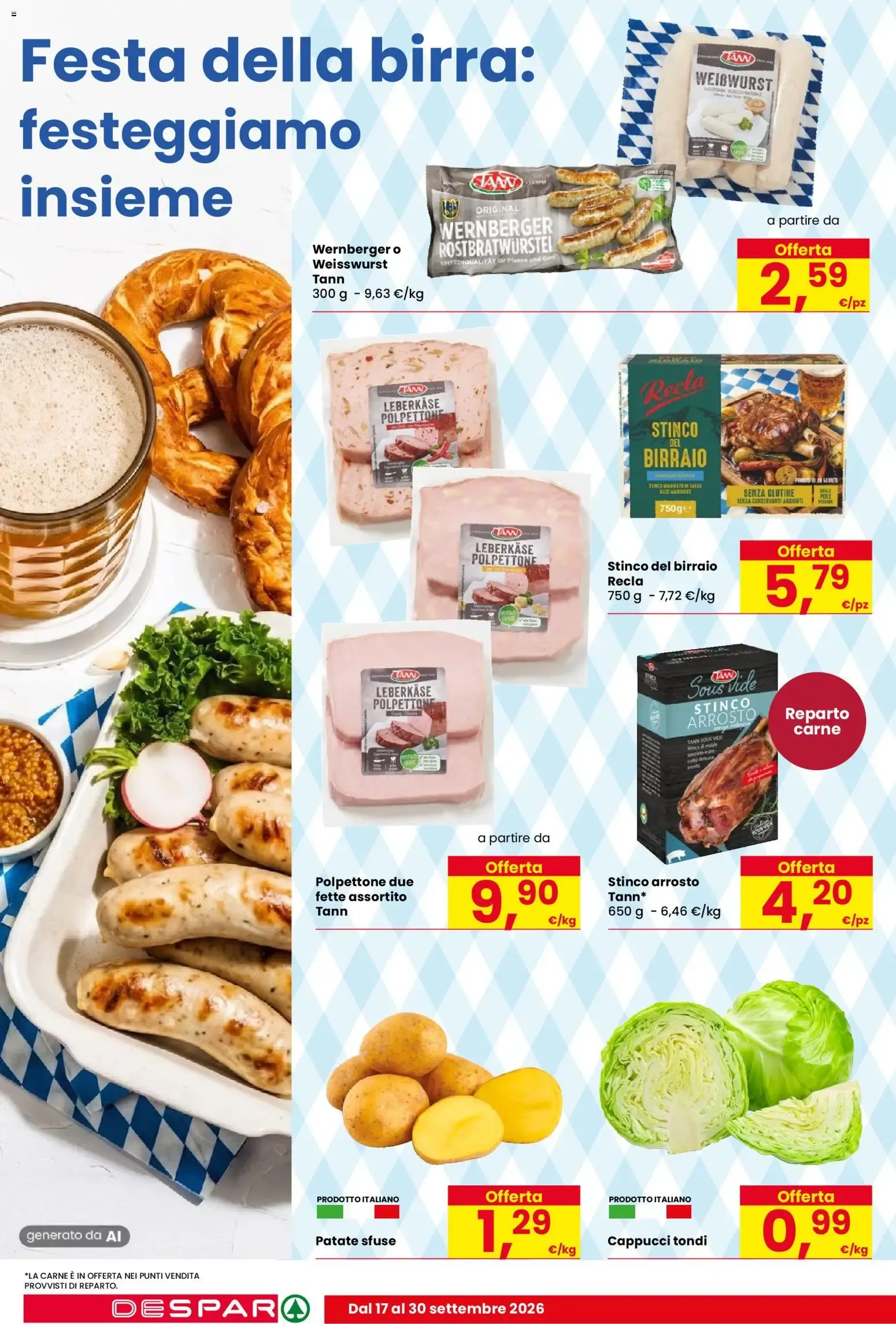 Nuovo Despar volantino dal 17/09/2026 > offerte anteprima 🛍️ da 17 settembre a 30 settembre di 2026 - Pagina del volantino 14
