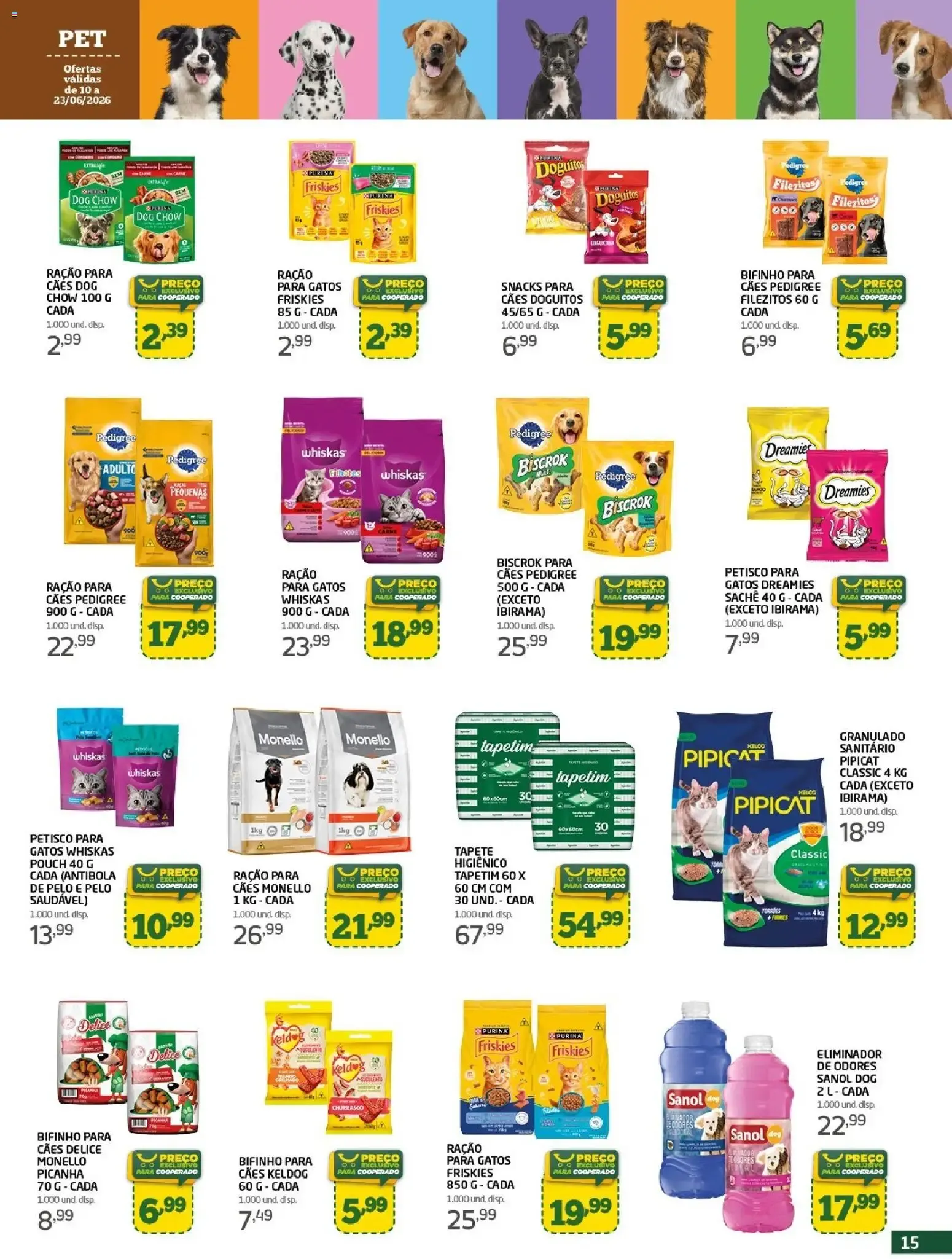 Encarte de Cooper Super Escalação de Ofertas 10 de junho até 23 de junho 2026 - Pagina 15