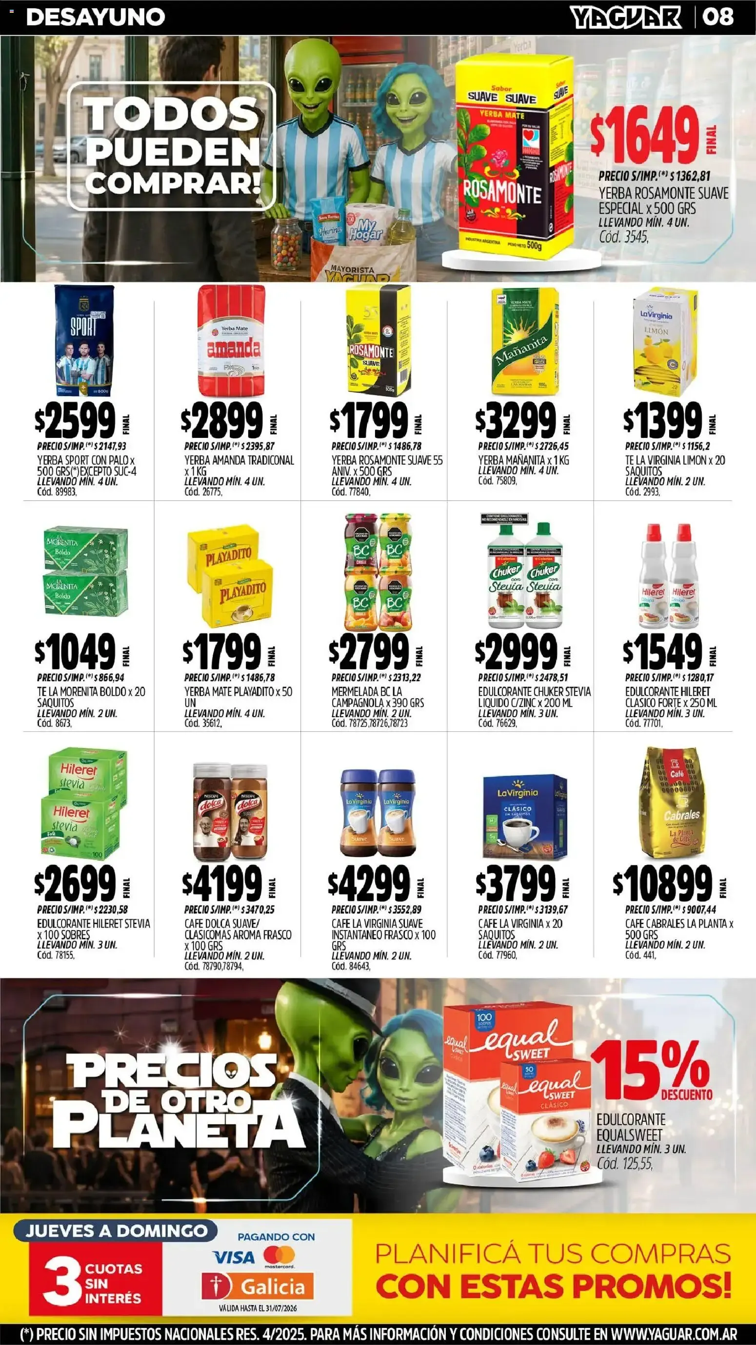 Ofertas de Yaguar - Oferta Semanal Misiones del 29/06/2026 - 05/07/2026 29 de junio al 5 de julio 2026 - Página 9 del catálogo
