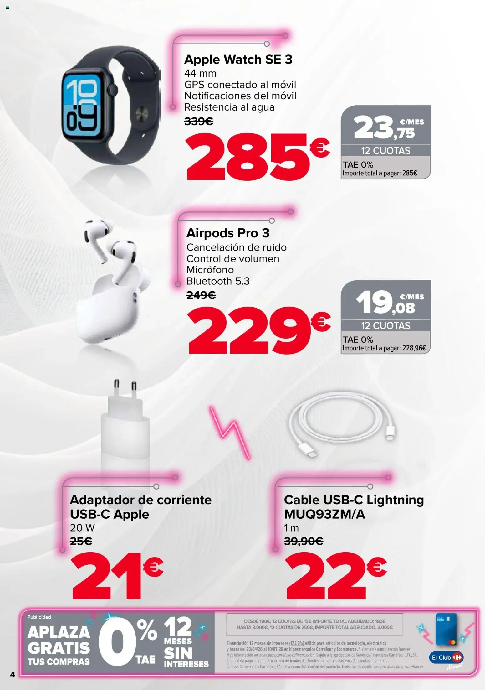 Catálogo de Carrefour Apple Days del 09/06/2026 | Catálogo 9 de junio al 18 de junio 2026 - Página 4