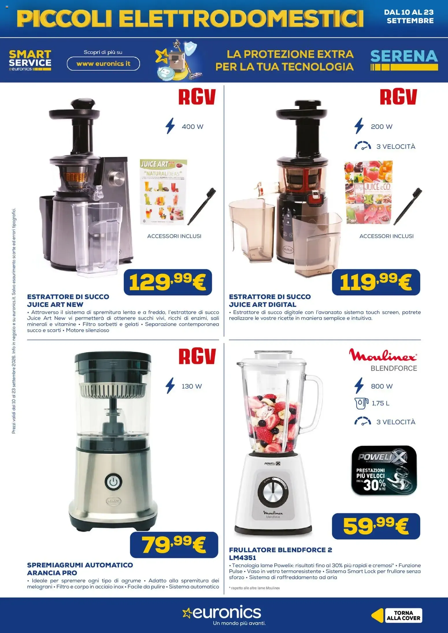 Nuovo Euronics volantino Piccoli Elettrodomestici dal 10/09/2026 > offerte anteprima 🛍️ da 10 settembre a 23 settembre di 2026 - Pagina del volantino 16