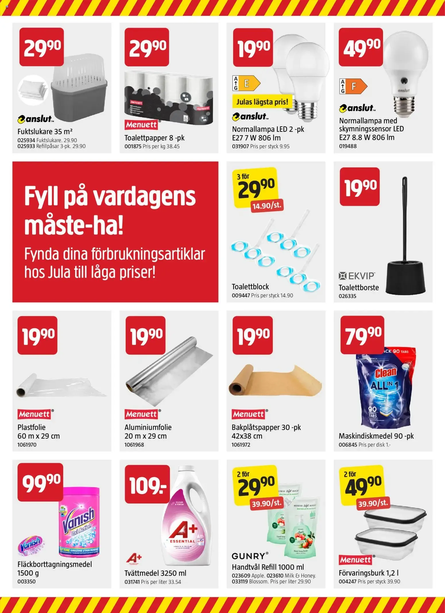 Jula erbjudanden från 20/08/2026 - 02/09/2026 > Reklamblad nuvarande rabatter från 20 augusti till 2 september 2026 - Reklamblad sidor 12
