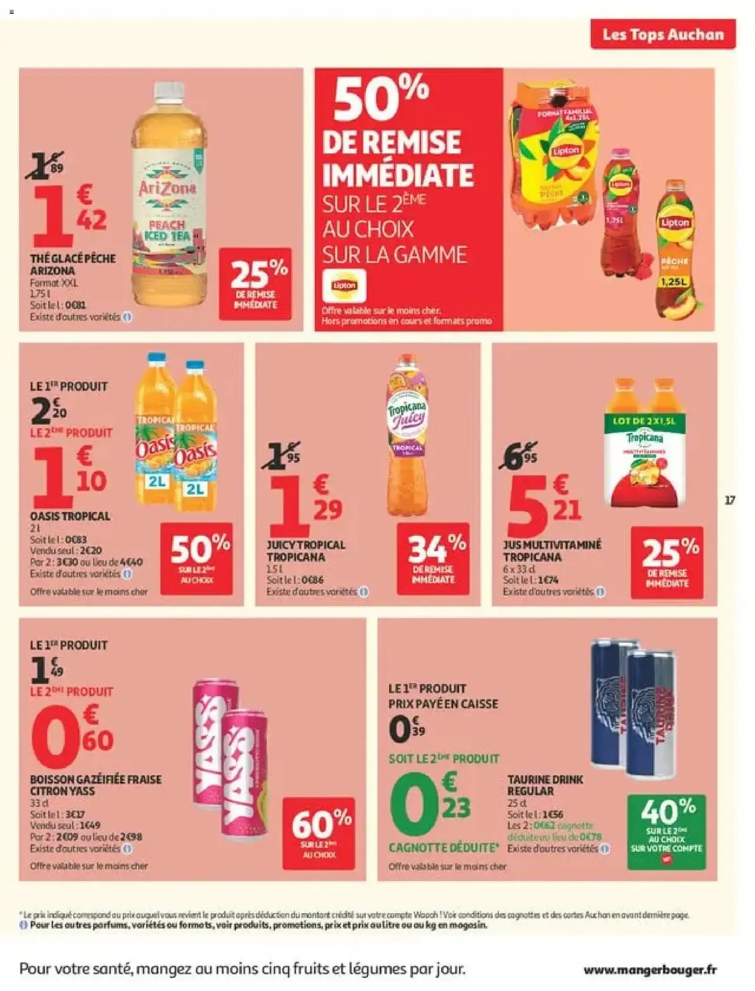 Auchan Tops rentrée supers à partir du 01/09/2026 - promo en ligne du 1 septembre au 12 septembre 2026 - Catalogue page 17
