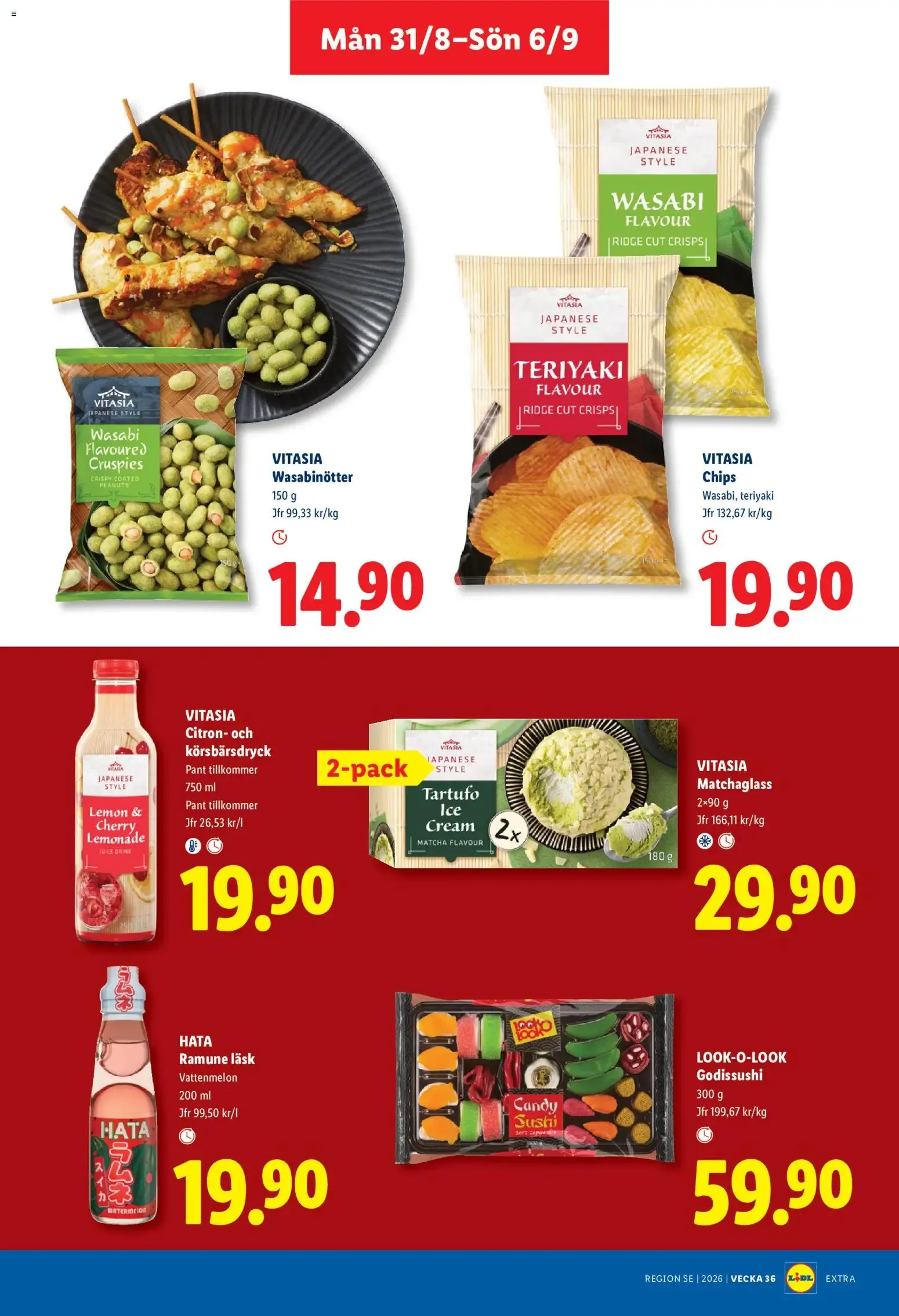 Lidl: Kvalitet till röda priser. Det lönar sig. från 31 augusti till 6 september 2026 - Reklamblad sidor 11