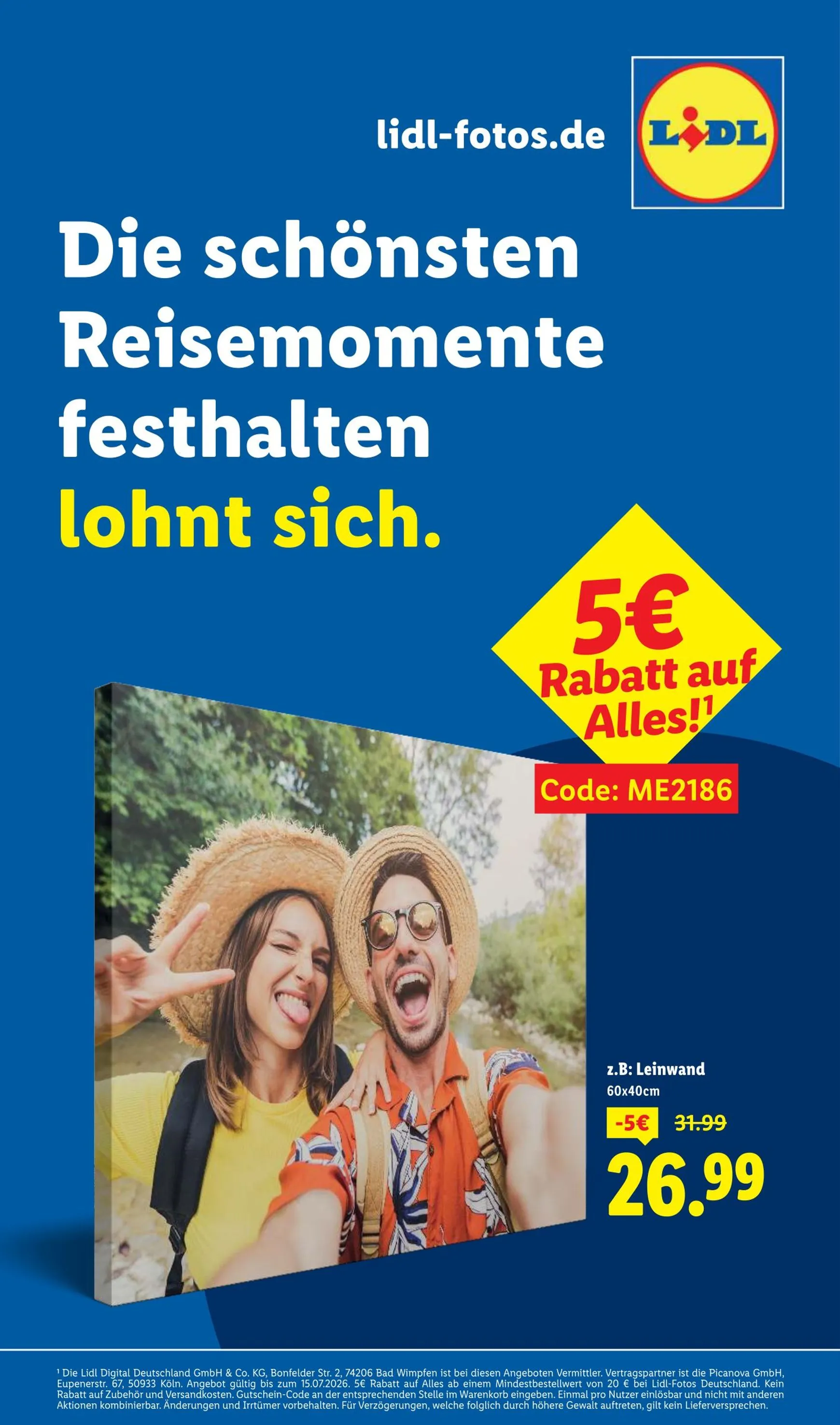 Lidl - Reise Highlights Prospekt – von Donnerstag 11.06.2026 bis Mittwoch 15.07.2026 von 13. Juni bis 15. Juli 2026 - Prospekt seite 34