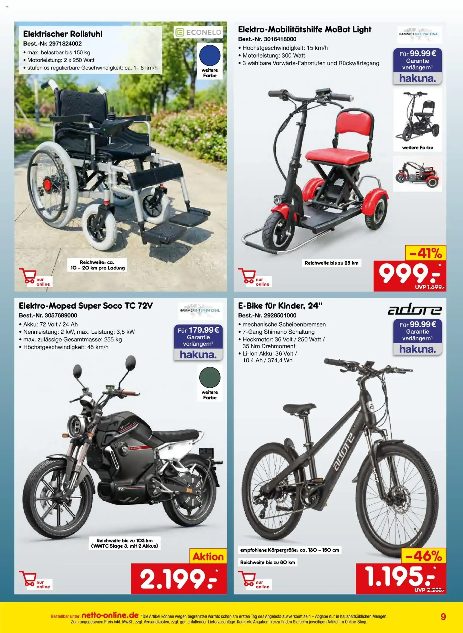 Netto Marken-Discount Online-Angebote Juni (ab 01.06.2026) » Angebote von 1. Juni bis 30. Juni 2026 - Prospekt seite 9