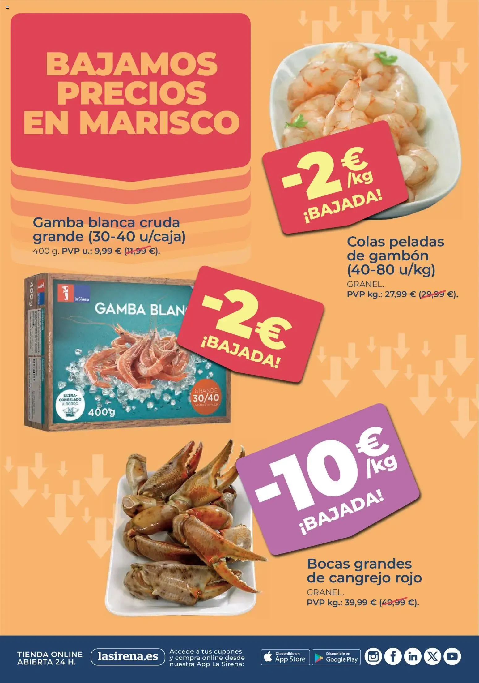 Catálogo de La Sirena Bajamos precios en marisco 8 de octubre al 28 de octubre 2026 - Página 6