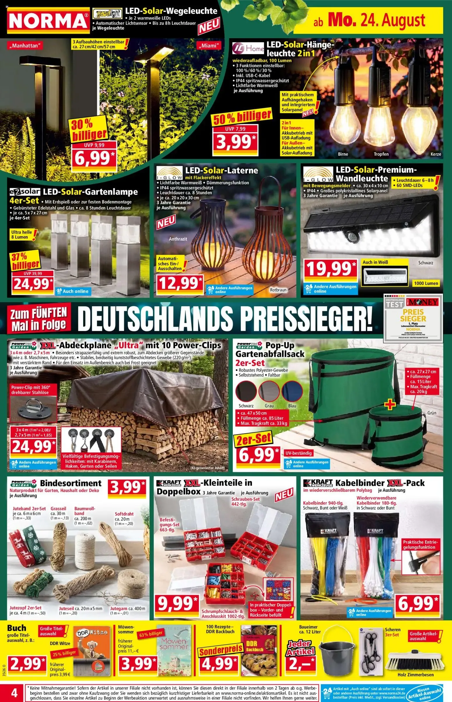 Norma Prospekt (ab 24.08.2026) zum blättern » Angebote von 24. August bis 29. August 2026 - Prospekt seite 4