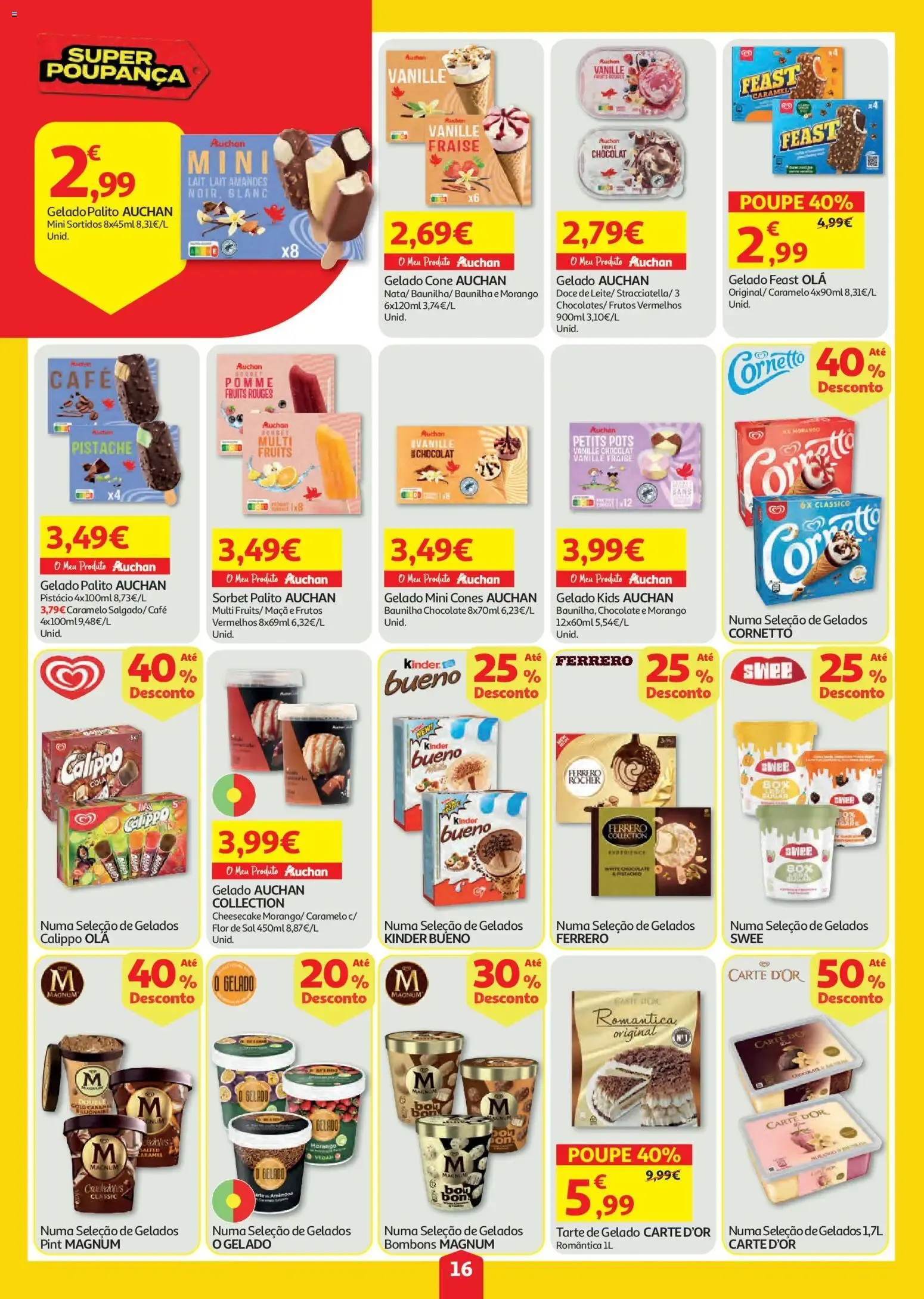 Folheto Auchan folheto » de 23/07/2026 - 29/07/2026 de 23 de julho até 29 de julho 2026 - Pagina 16