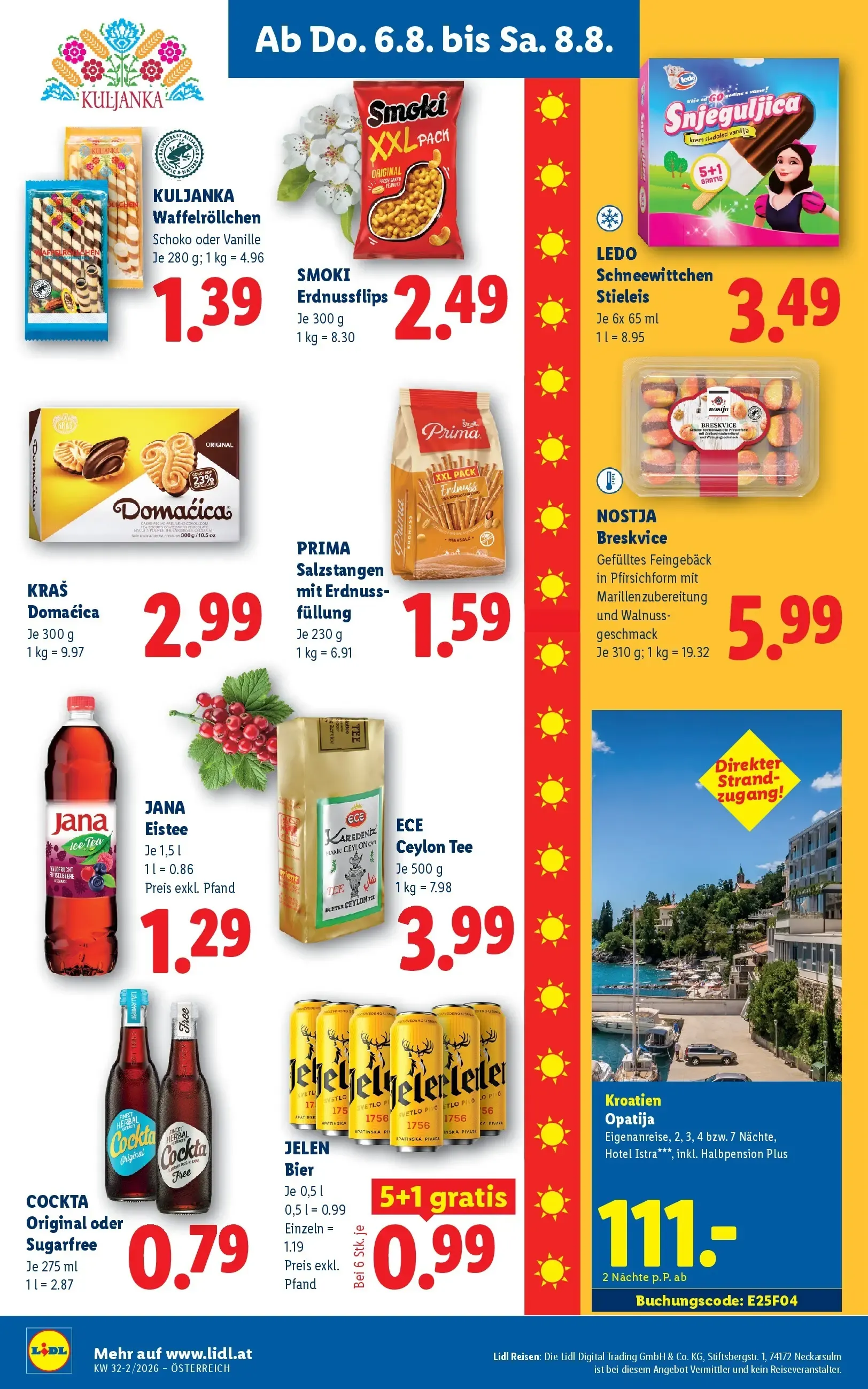 Lidl Plus Österreichs günstigste Preise von 6. August bis 8. August 2026 - Flugblätt seite 18