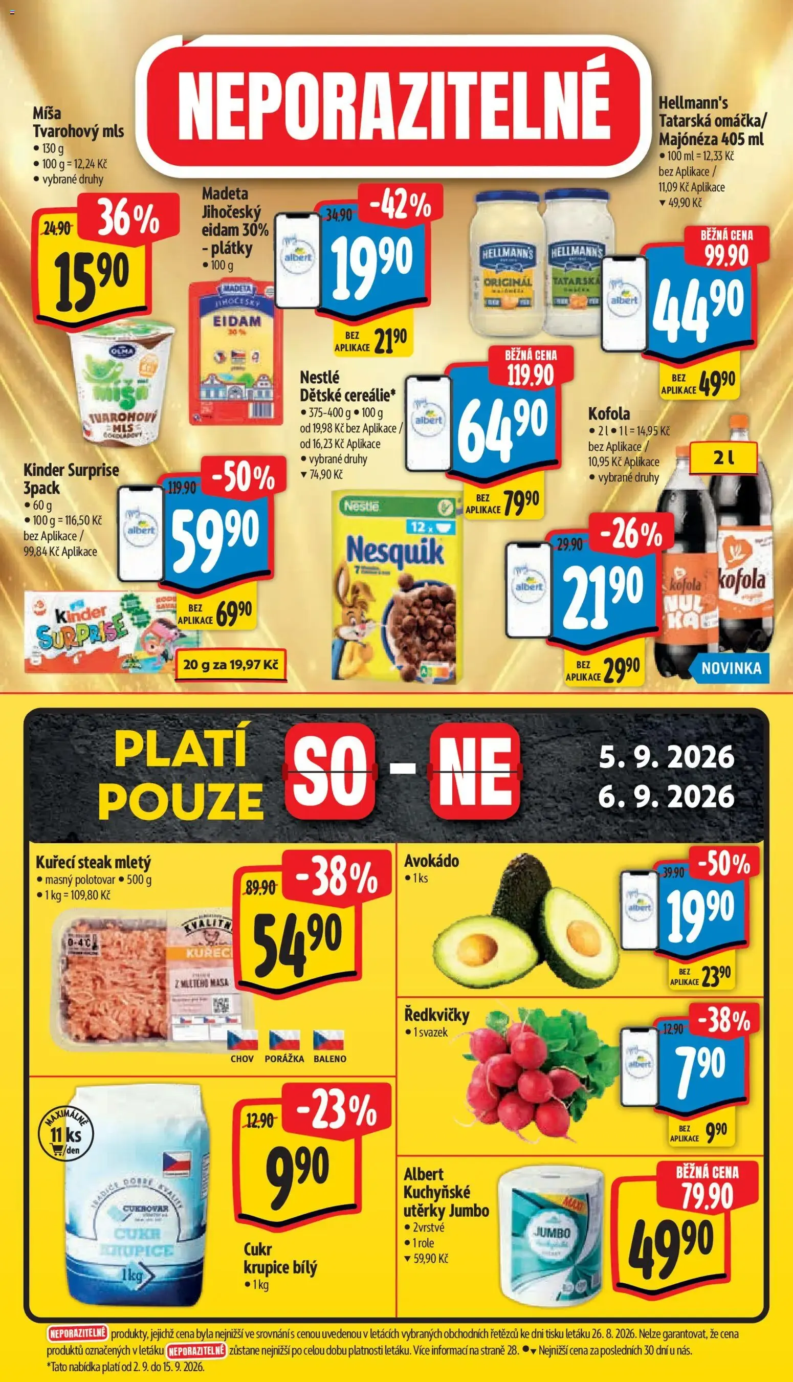 Albert leták - Hypermarket od 02.09.2026 - Akční leták - 2. září 8. září 2026 - Page 8