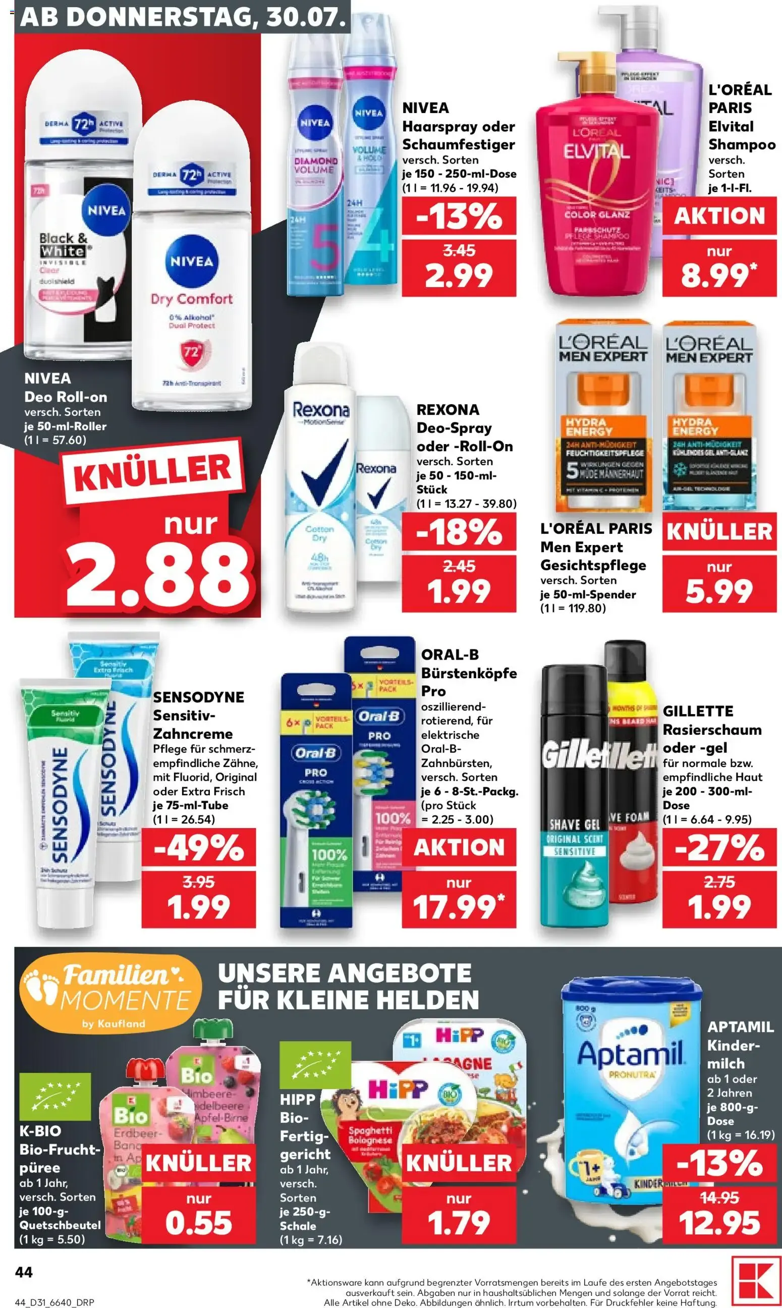 Prospekt Kaufland ab 30.07.2026 » Angebote Online zum Blättern von 30. Juli bis 5. August 2026 - Prospekt seite 44