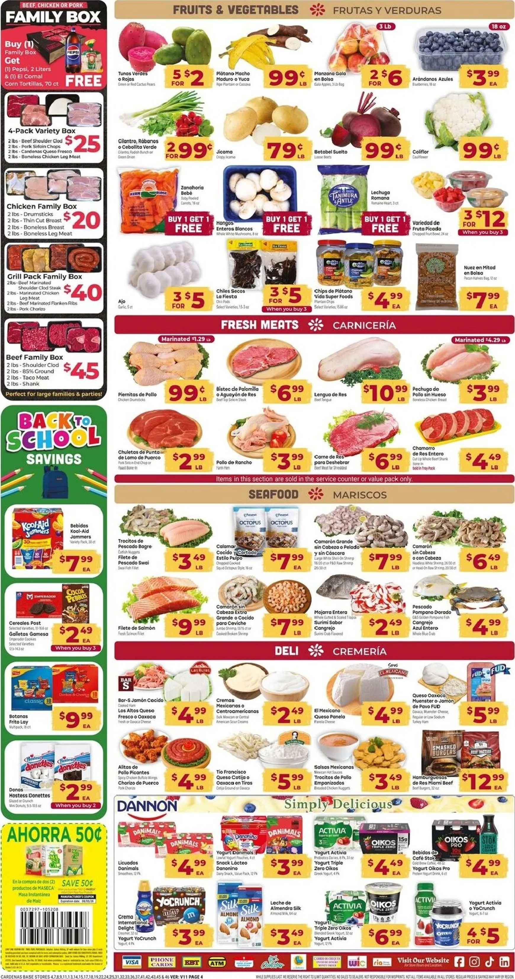 Weekly ad Current Cardenas Markets leaflet valid from Wednesday 07/29/2026 to Tuesday 08/04/2026 from July 29 to August 4 2026 - Page 4