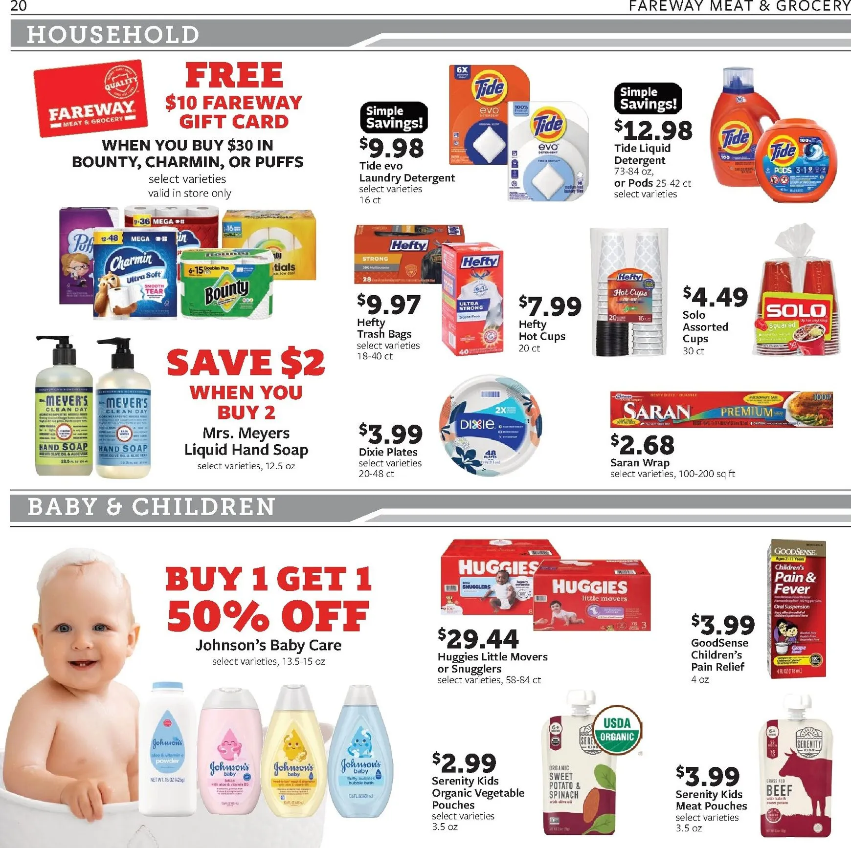 Weekly ad Current Fareway leaflet valid from Monday 10/26/2026 to Saturday 10/31/2026 from October 26 to October 31 2026 - Page 20