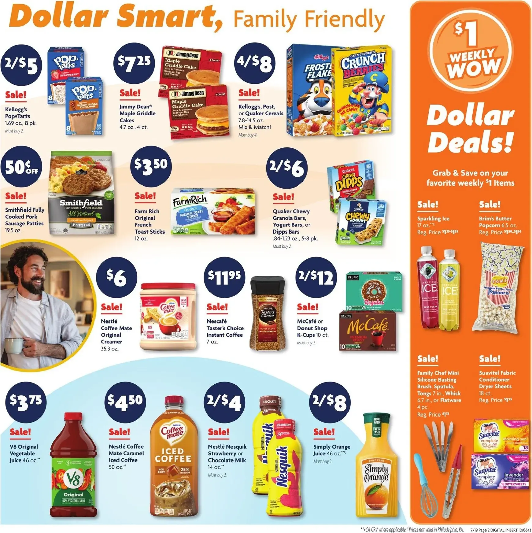 Weekly ad Current Family Dollar leaflet valid from Sunday 07/19/2026 to Sunday 07/26/2026 from July 19 to July 25 2026 - Page 2