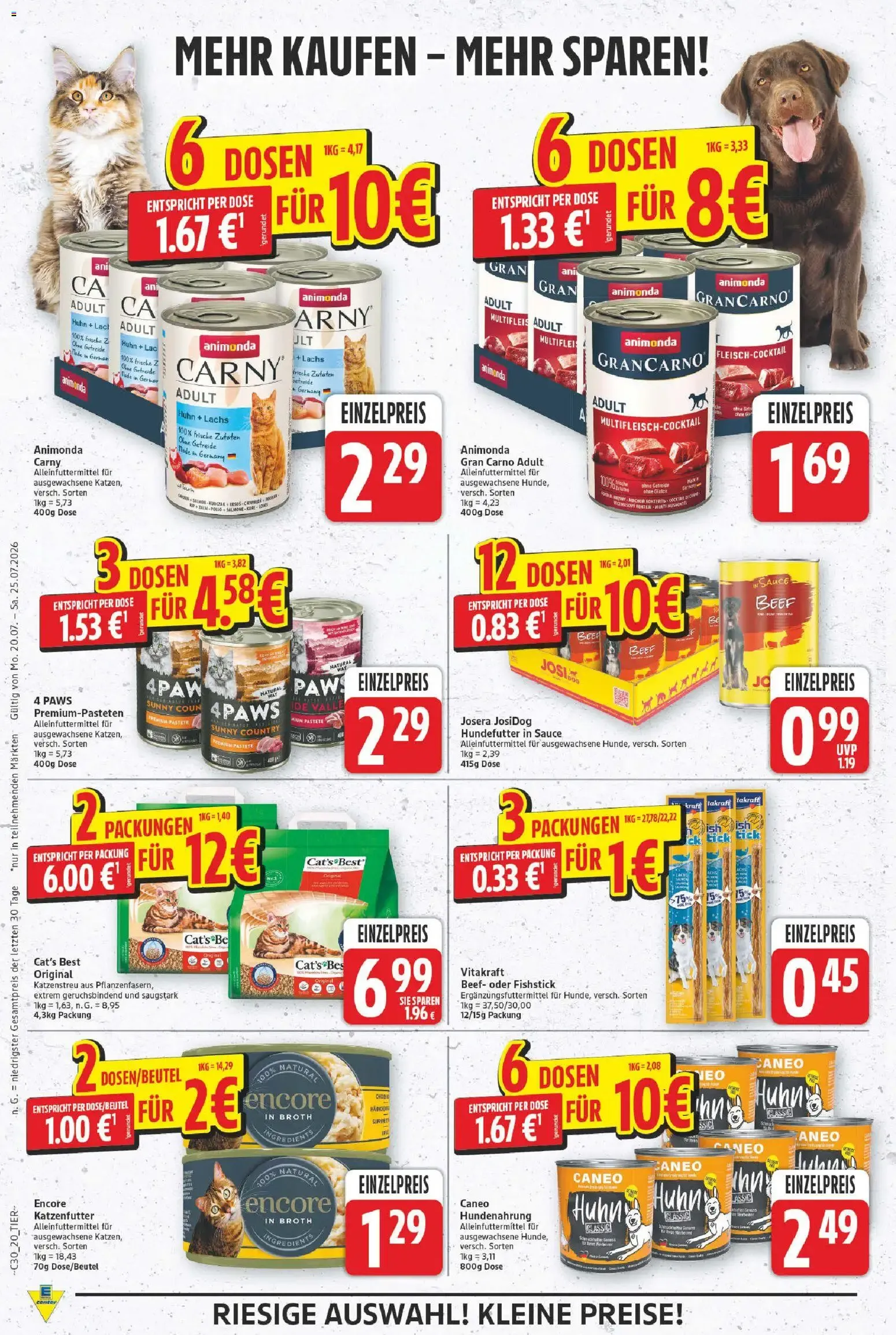Edeka Center Prospekt von 20. Juli bis 25. Juli 2026 - Prospekt seite 21