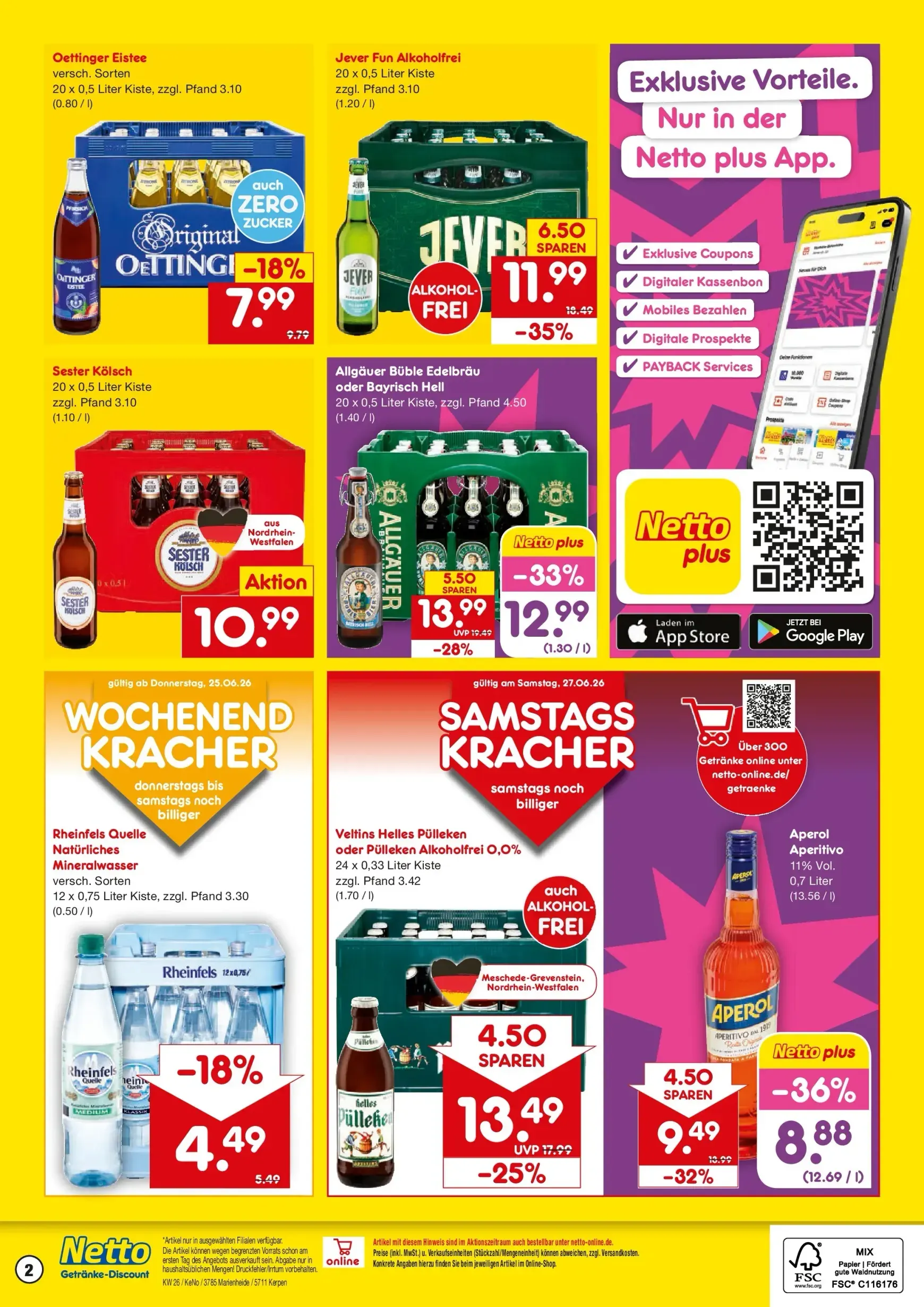 Netto Marken Discount - Marienheide Prospekt – von Montag 22.06.2026 bis Samstag 27.06.2026 von 22. Juni bis 27. Juni 2026 - Prospekt seite 2