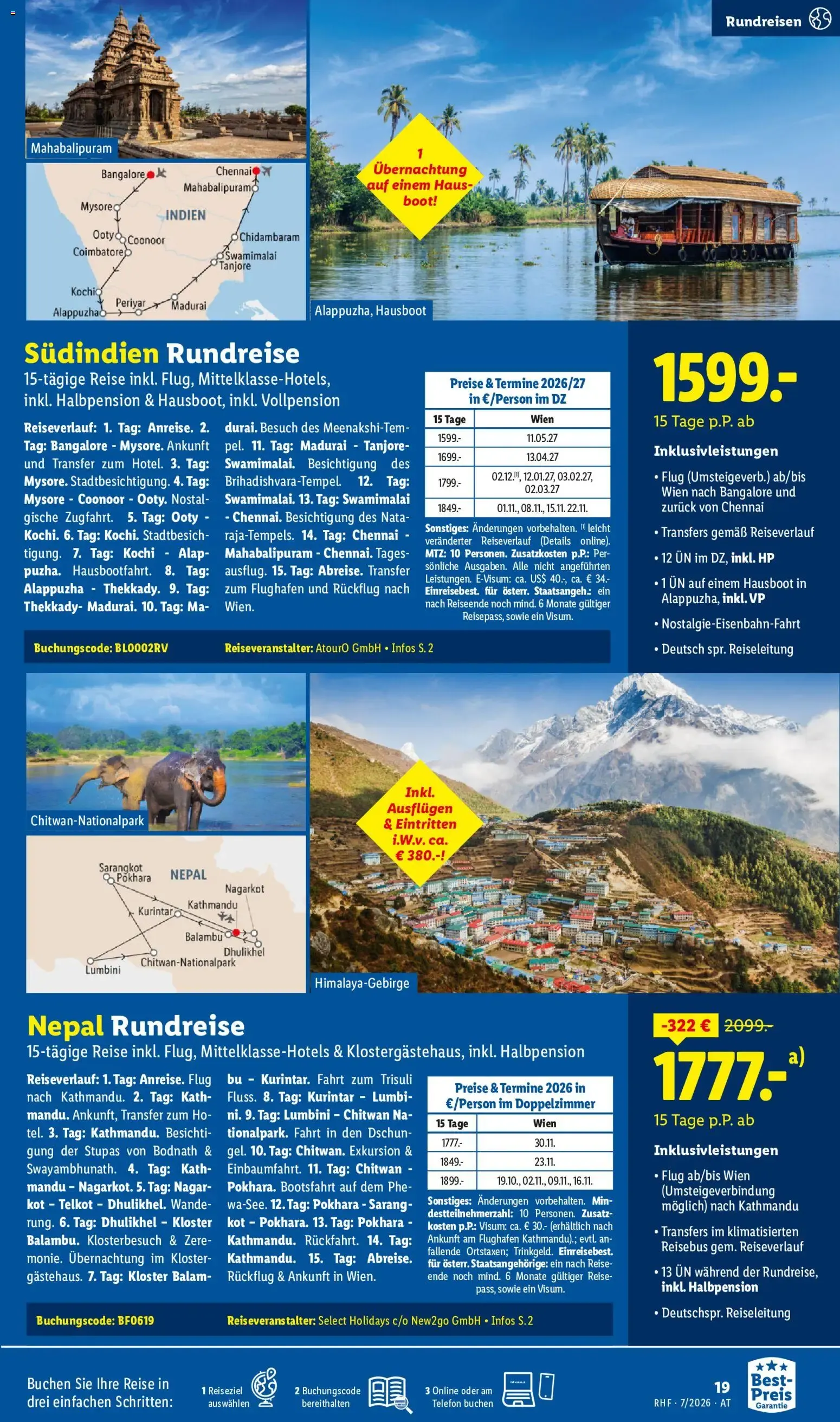 Lidl Traumurlaub - Buchbar von 1.7. bis 31.7. von 1. Juli bis 31. Juli 2026 - Flugblätt seite  17