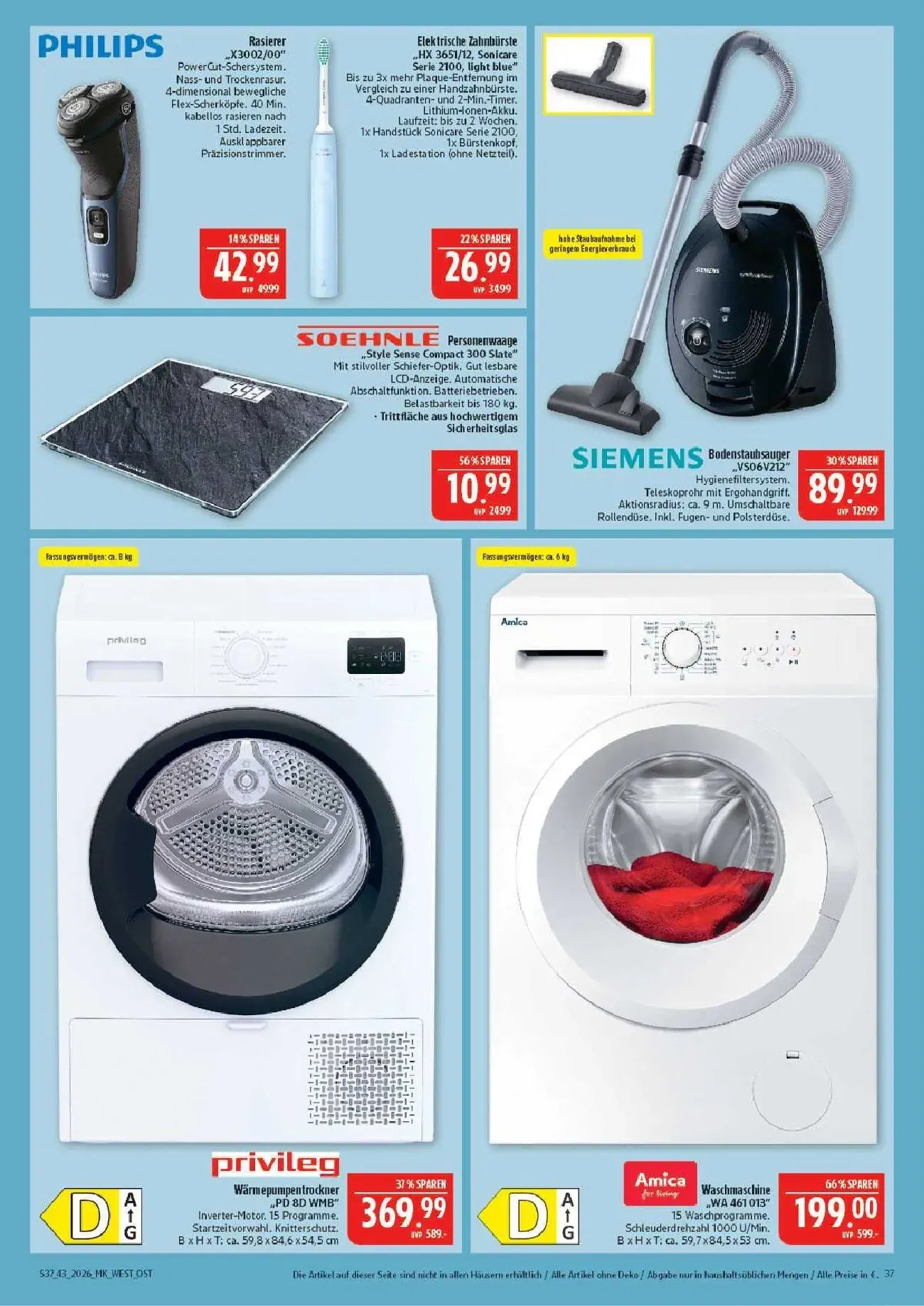 Marktkauf App: Scannen & Clever Sparen von 19. Oktober bis 24. Oktober 2026 - Prospekt seite 37