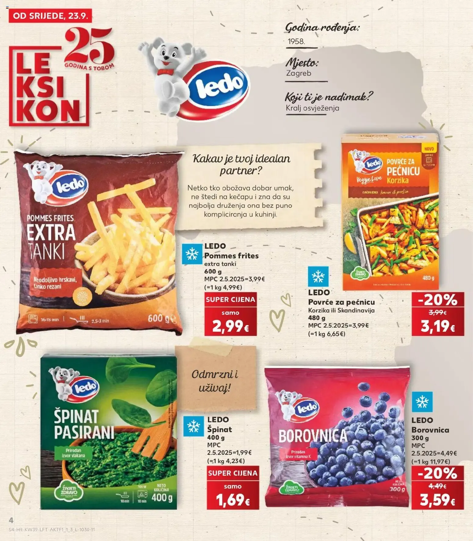 Katalog Kaufland Katalog novi od 23.09.2026 na listanje > letak digitalni od 23. rujna do 29. rujna 2026. - Pregled Stranica 4