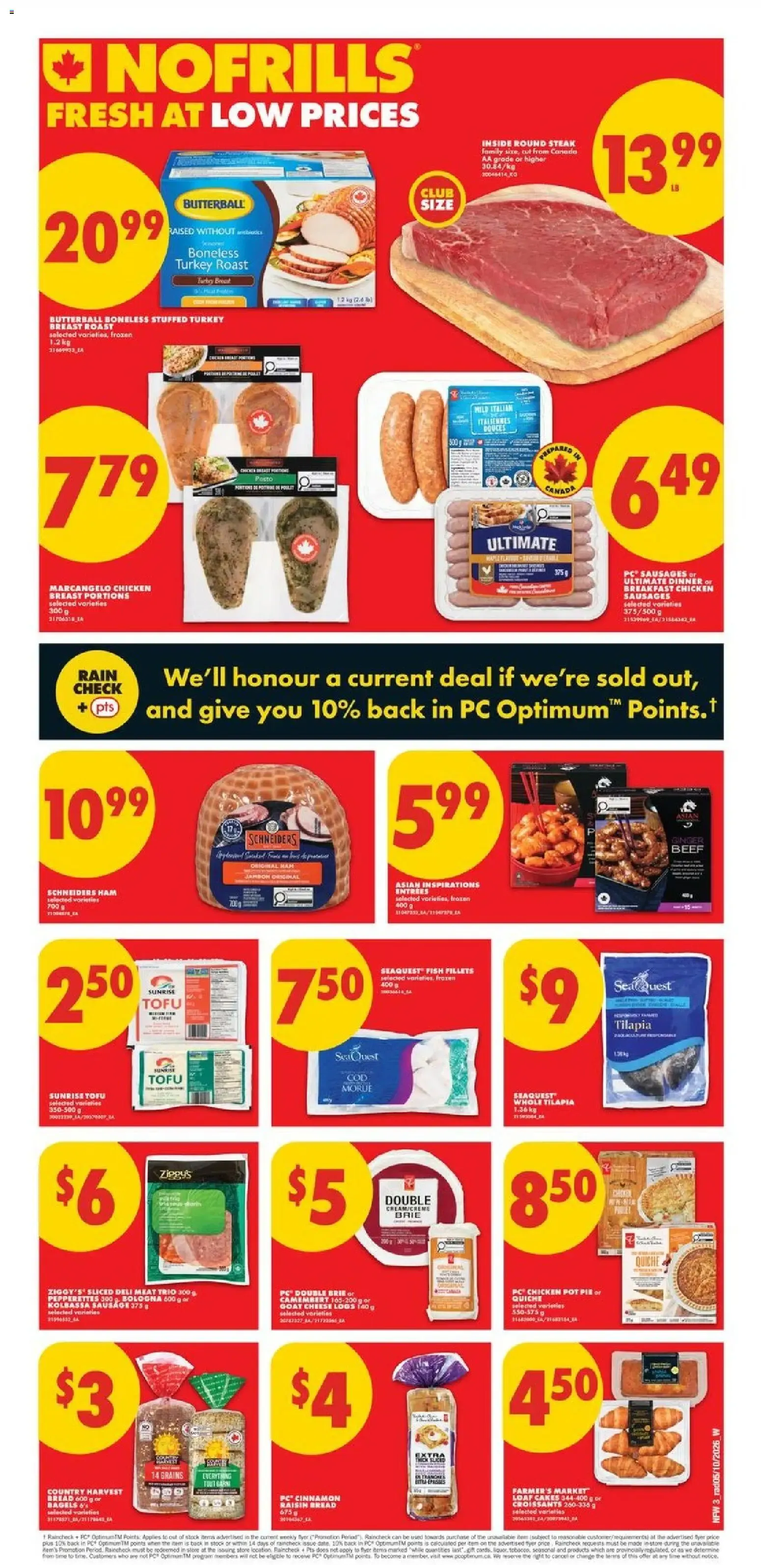 No Frills weekly flyer - AB from Oct 8, 2026 > weekly specials & deals from October 8 to October 14 2026 - flyer page 3