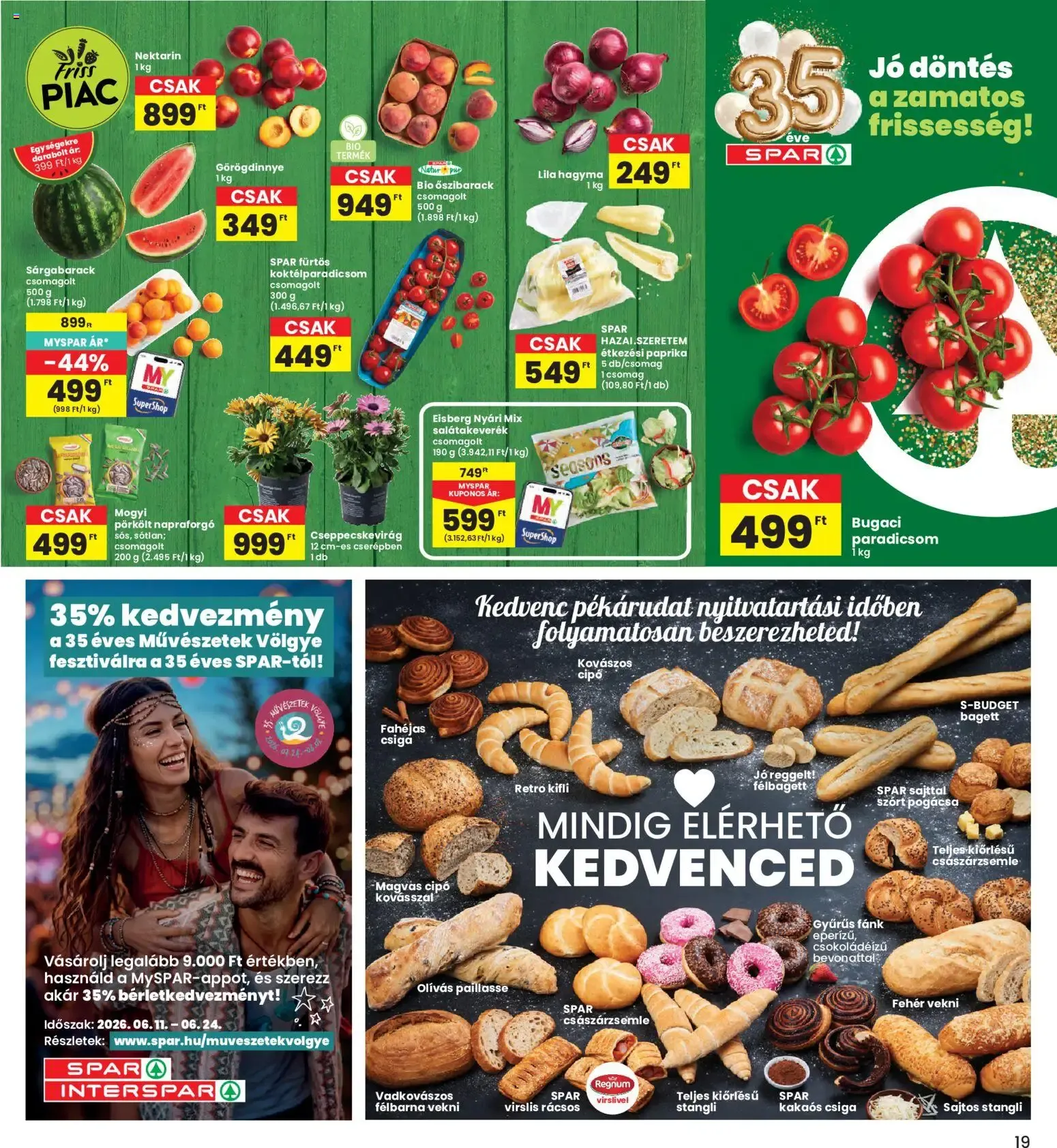 Katalógus Interspar akciós újság - 2026.06.11. -tól/töl > akció, lapozható szórólap 🛍️ június 11.-tól június 17.-ig 2026. - Oldal 19