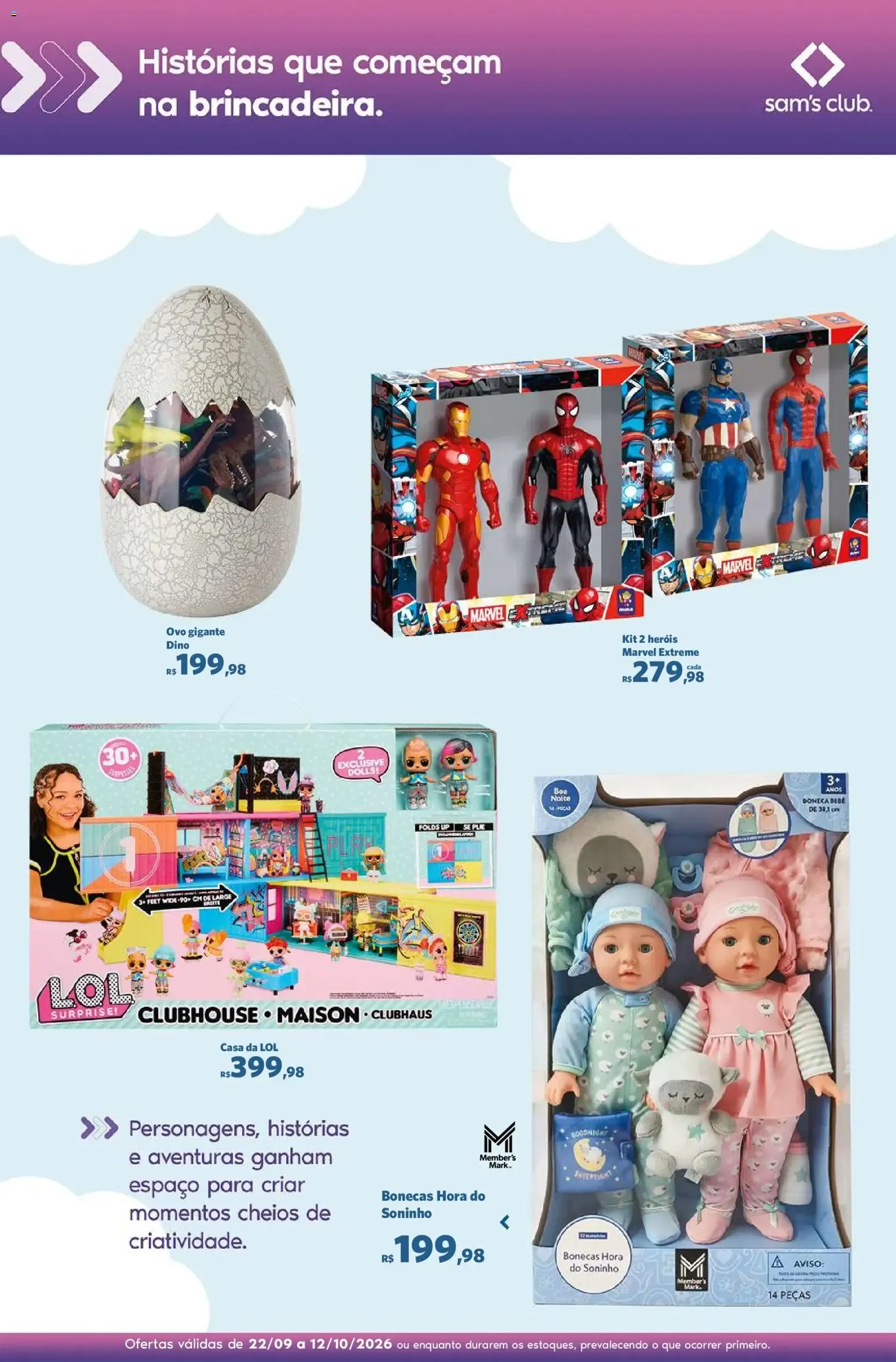Encarte de Sam's Club ofertas Dia das Crianças de 22/09/2026 | Promoções Online 22 de setembro até 12 de outubro 2026 - Pagina 2