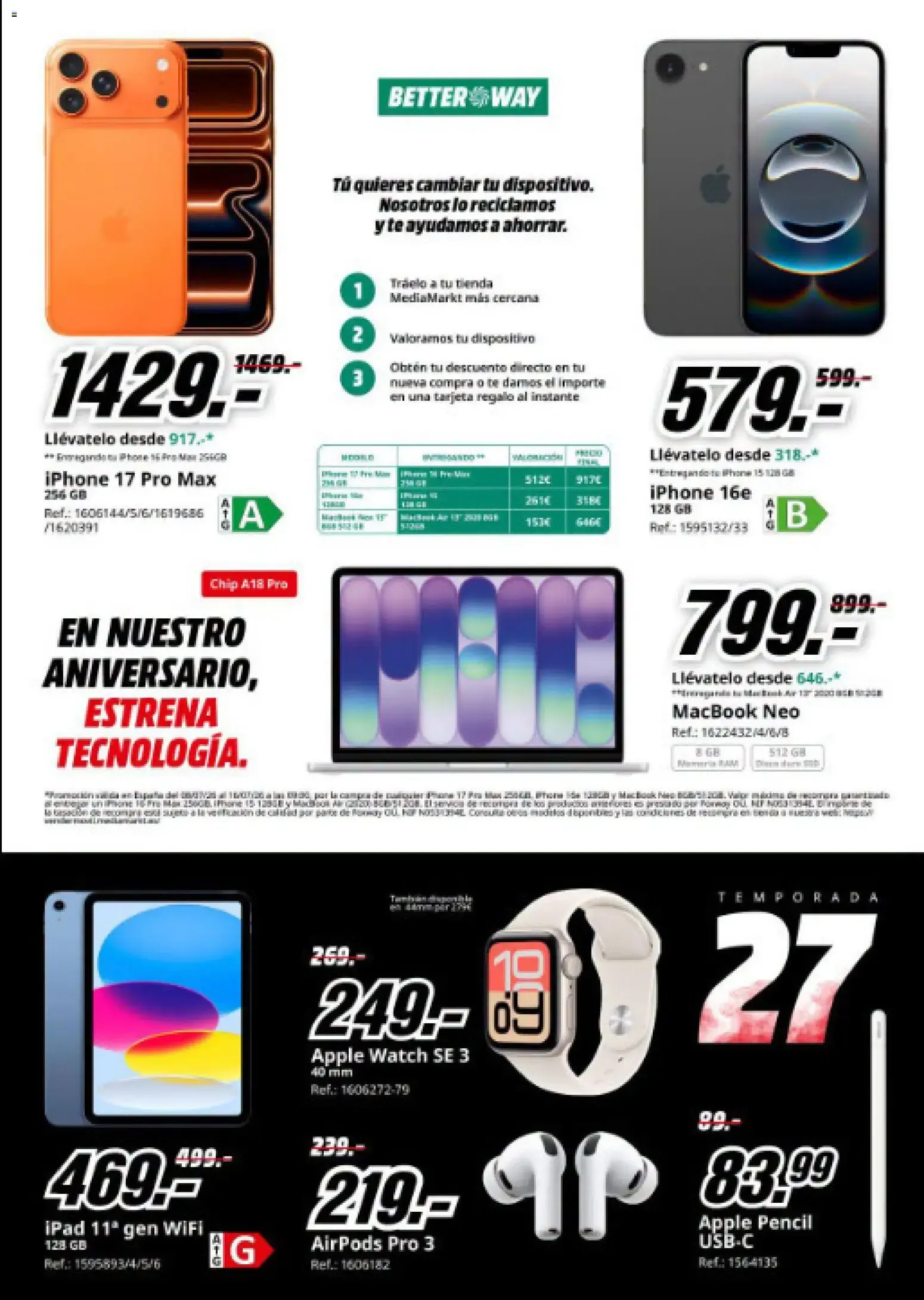 Catálogo de Media Markt: En nuestro aniversario, estrena tecnología. 8 de julio al 15 de julio 2026 - Página 26