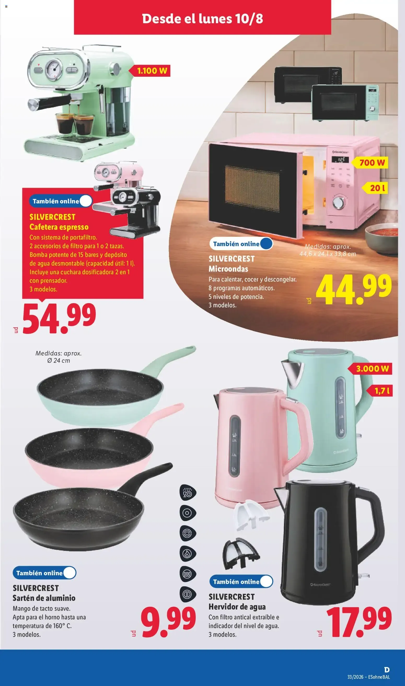 Catálogo de Lidl folleto de bazar del 10/08/2026 | Ofertas 10 de agosto al 16 de agosto 2026 - Página 9