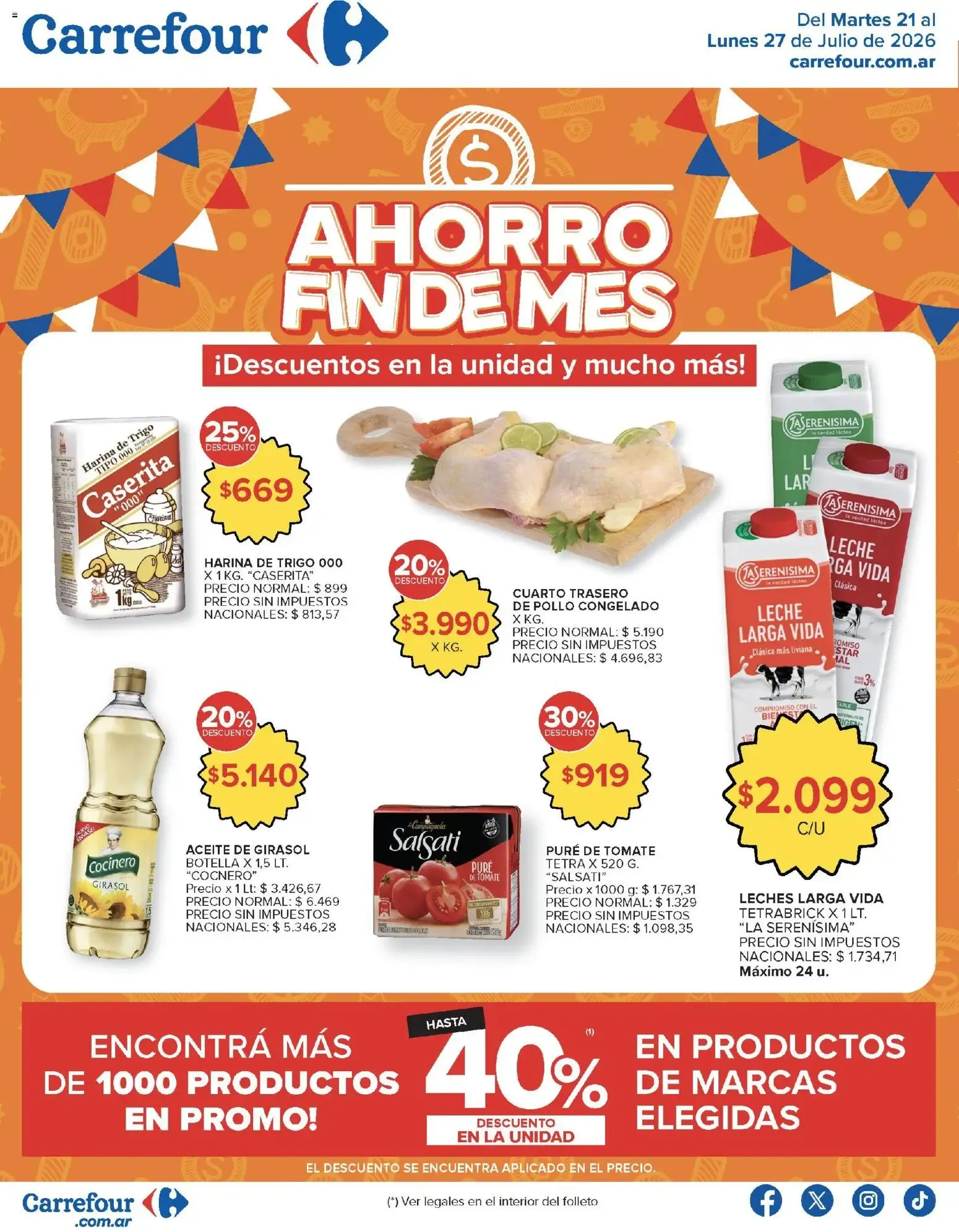 Ofertas de Carrefour ofertas || del 21/07/2026 - 27/07/2026 || Promociones 21 de julio al 27 de julio 2026 - Página 2 del catálogo