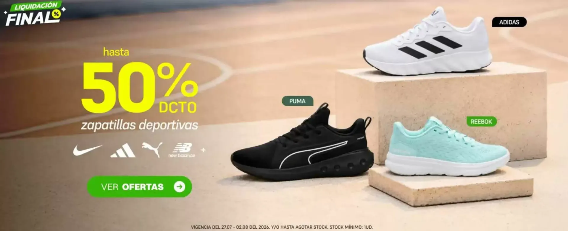 Catalogo de Liquidación Final de Zapatillas Deportivas 27 de julio al 2 de agosto 2026 - Pag 1
