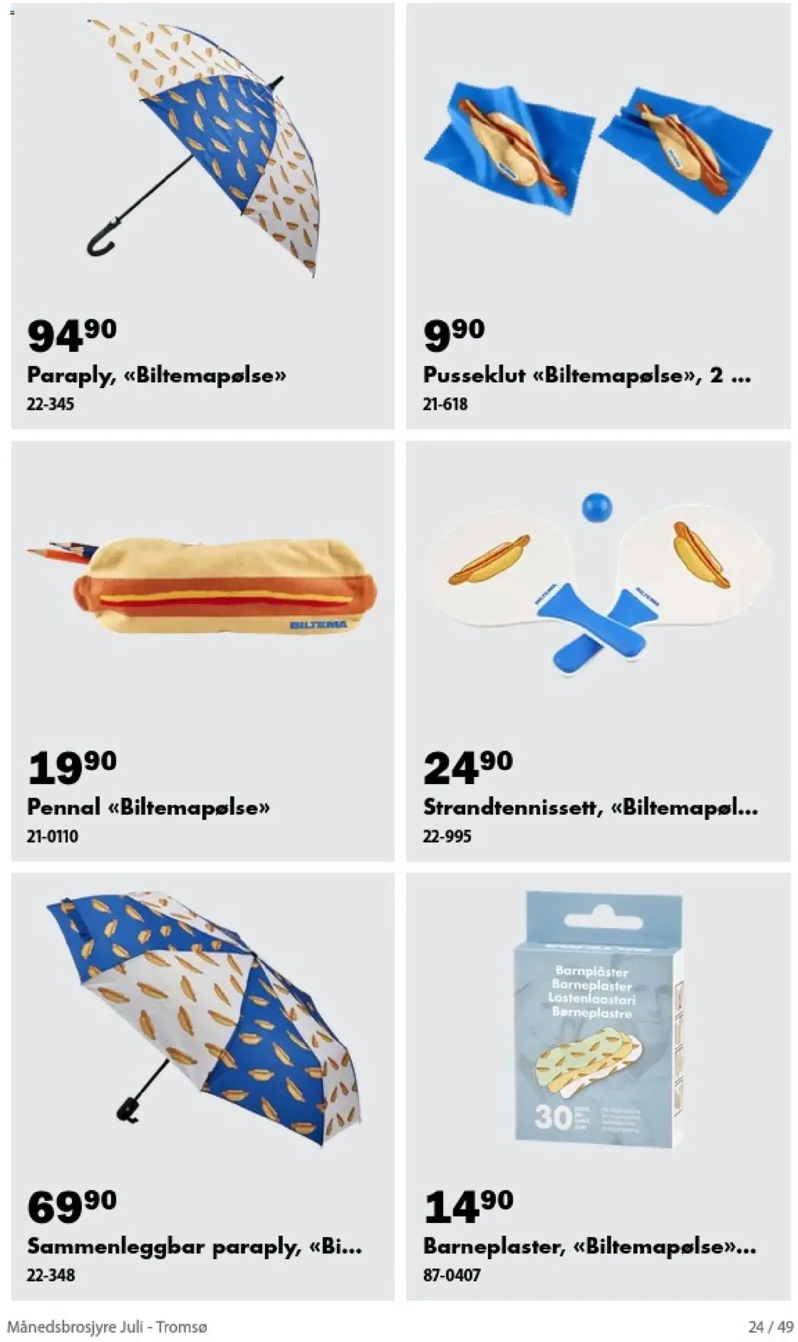 Biltema Månedsbrosjyre Juli - National (01/07/2026 - 30/07/2026) - Kundeavis og tilbud fra 1. juli til 30. juli 2026 - kundeavisside 24