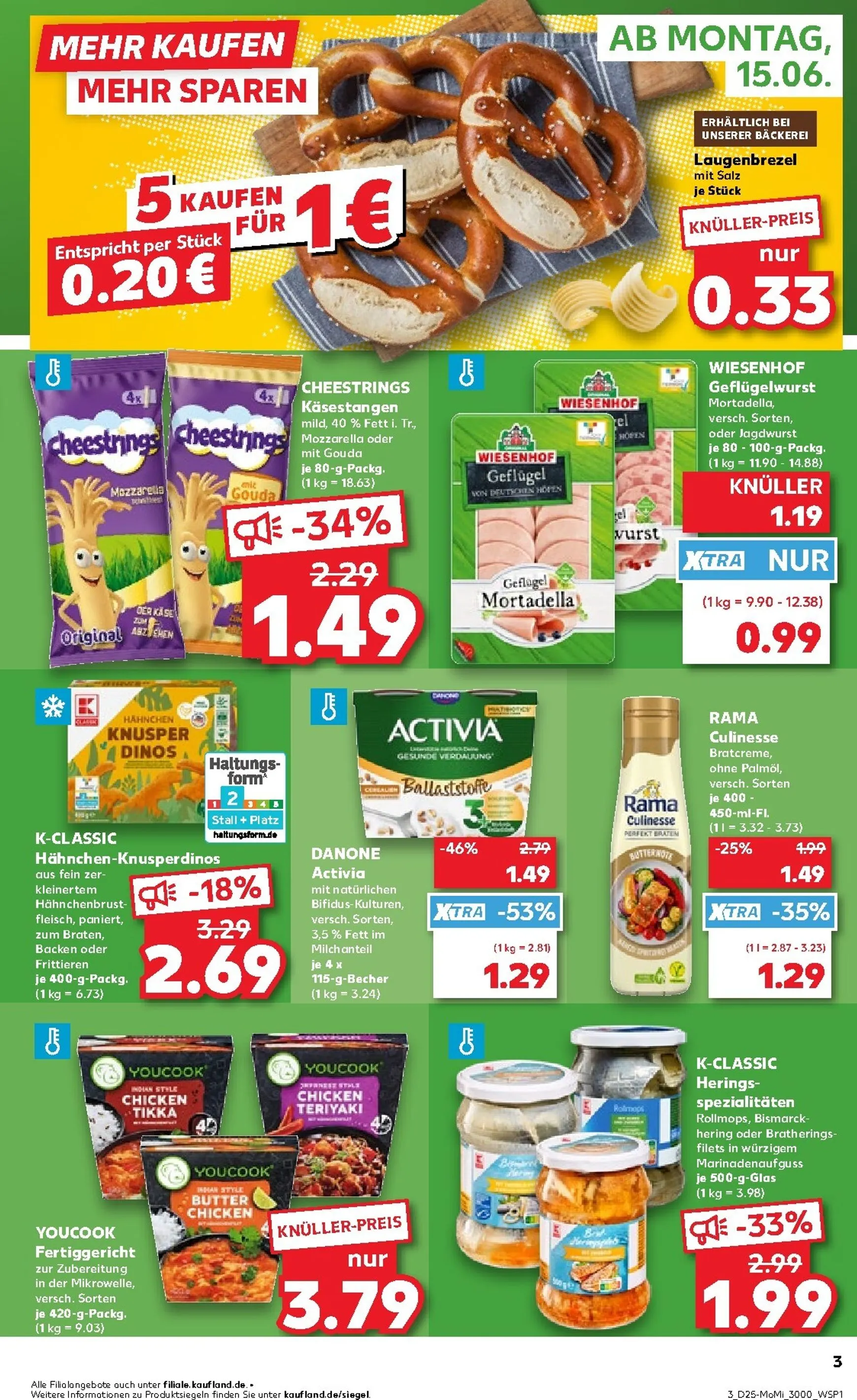 Kaufland - Angebote ab Montag Prospekt nächste Woche – von Montag 15.06.2026 bis Mittwoch 17.06.2026 von 15. Juni bis 17. Juni 2026 - Prospekt seite 3