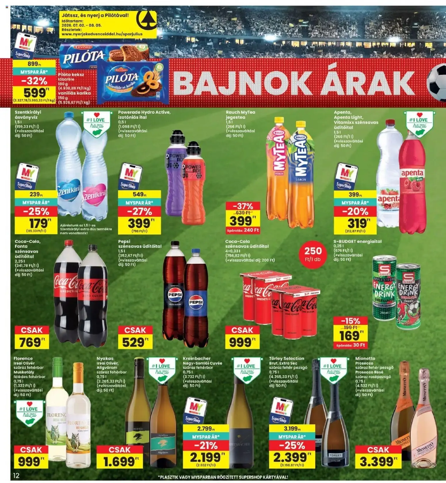 Katalógus INTERSPAR Szülinapi akciók és szuper árak! július 9.-tól július 15.-ig 2026. - Oldal 12