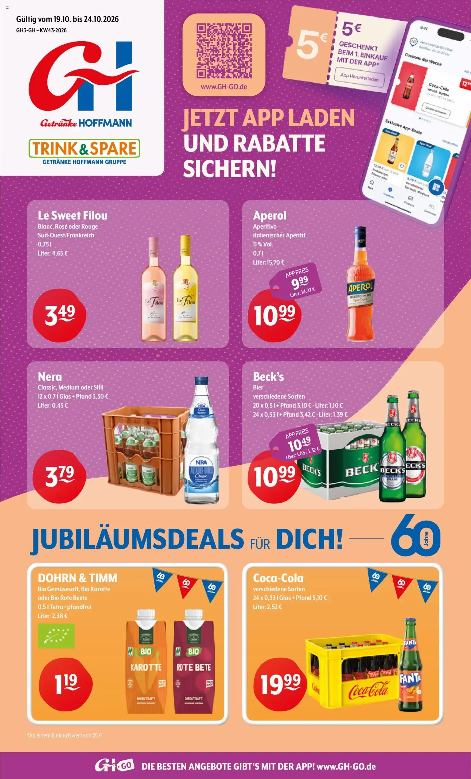 Getränke Hoffmann Trink & Spare - Jubiläumsdeals